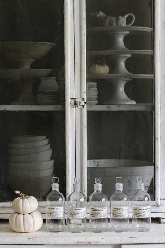 Vintage English Apothecary Bottle