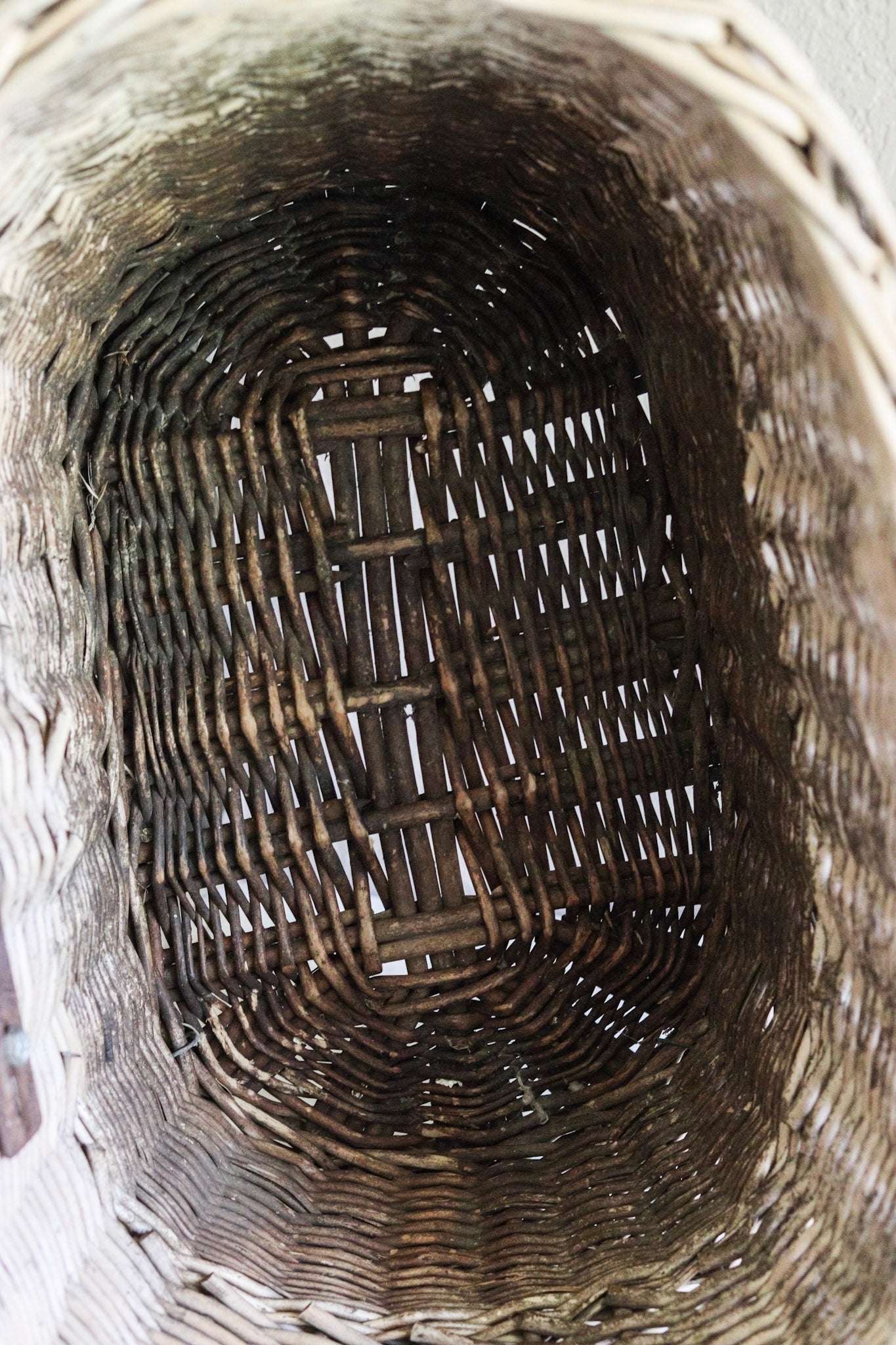 Large Vintage European Bike Basket