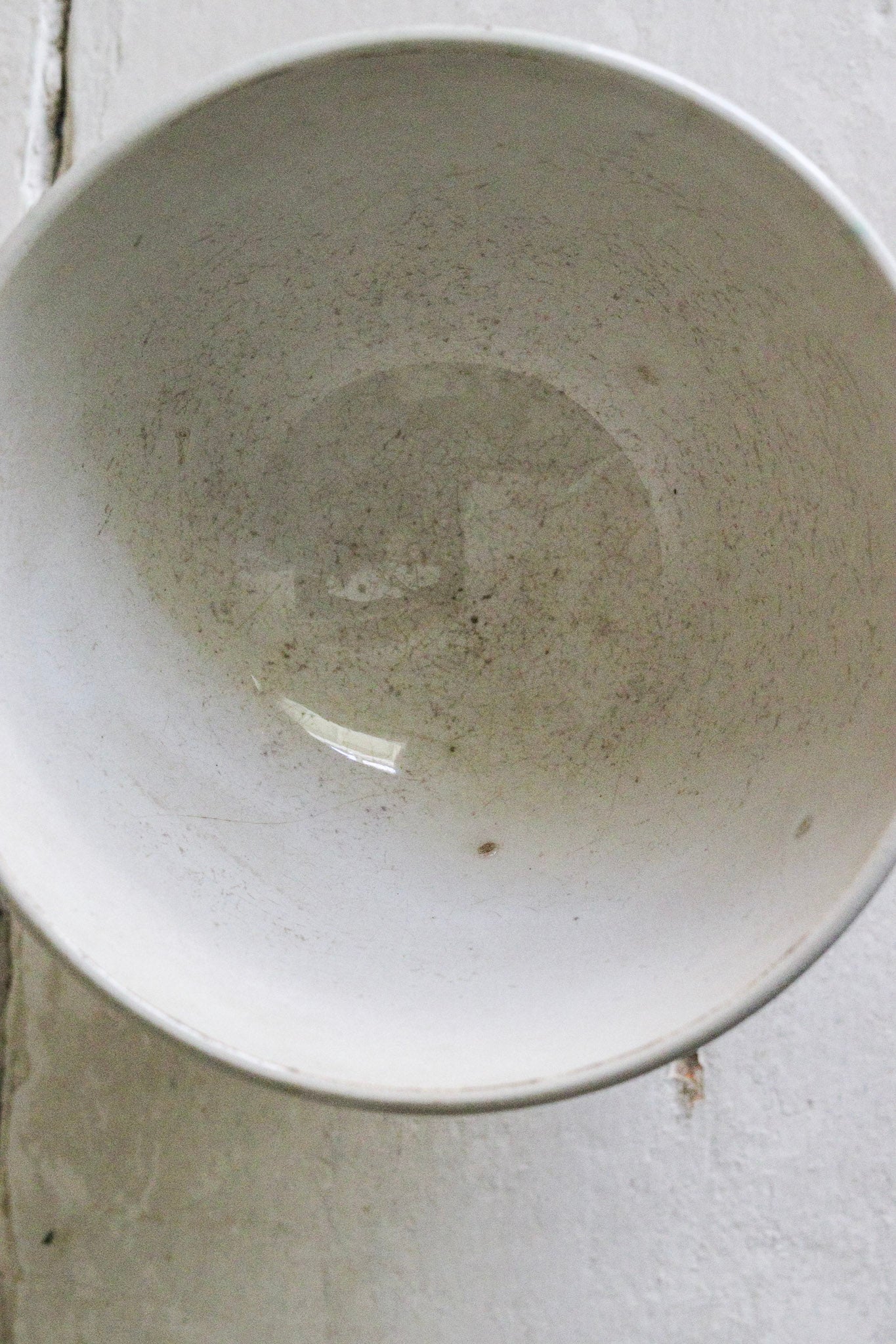 Antique French Ironstone Café Bowl