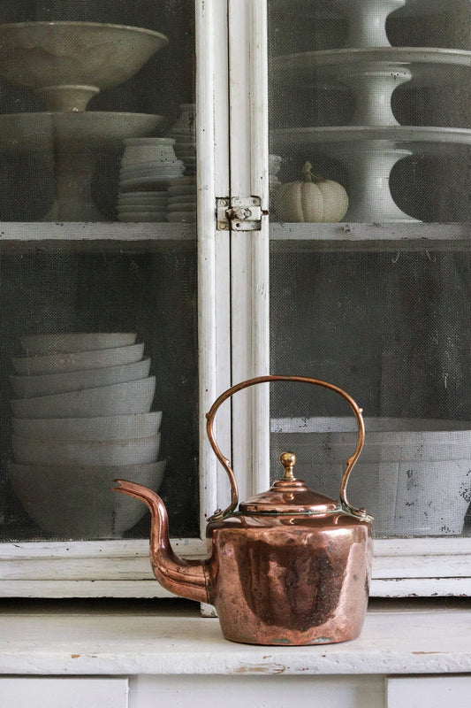 Antique English Copper Kettle