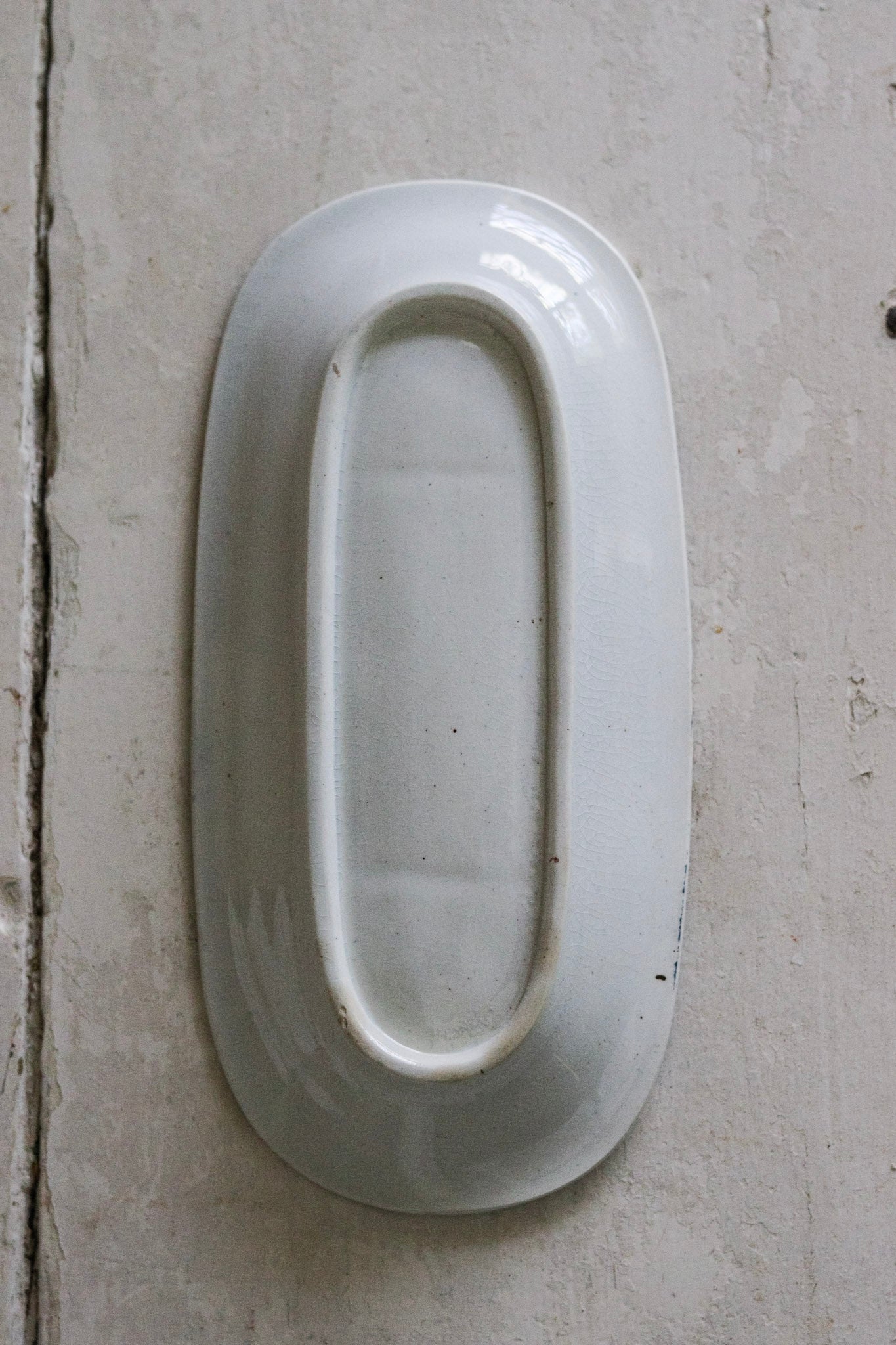Vinage French Transferware Razor Dish