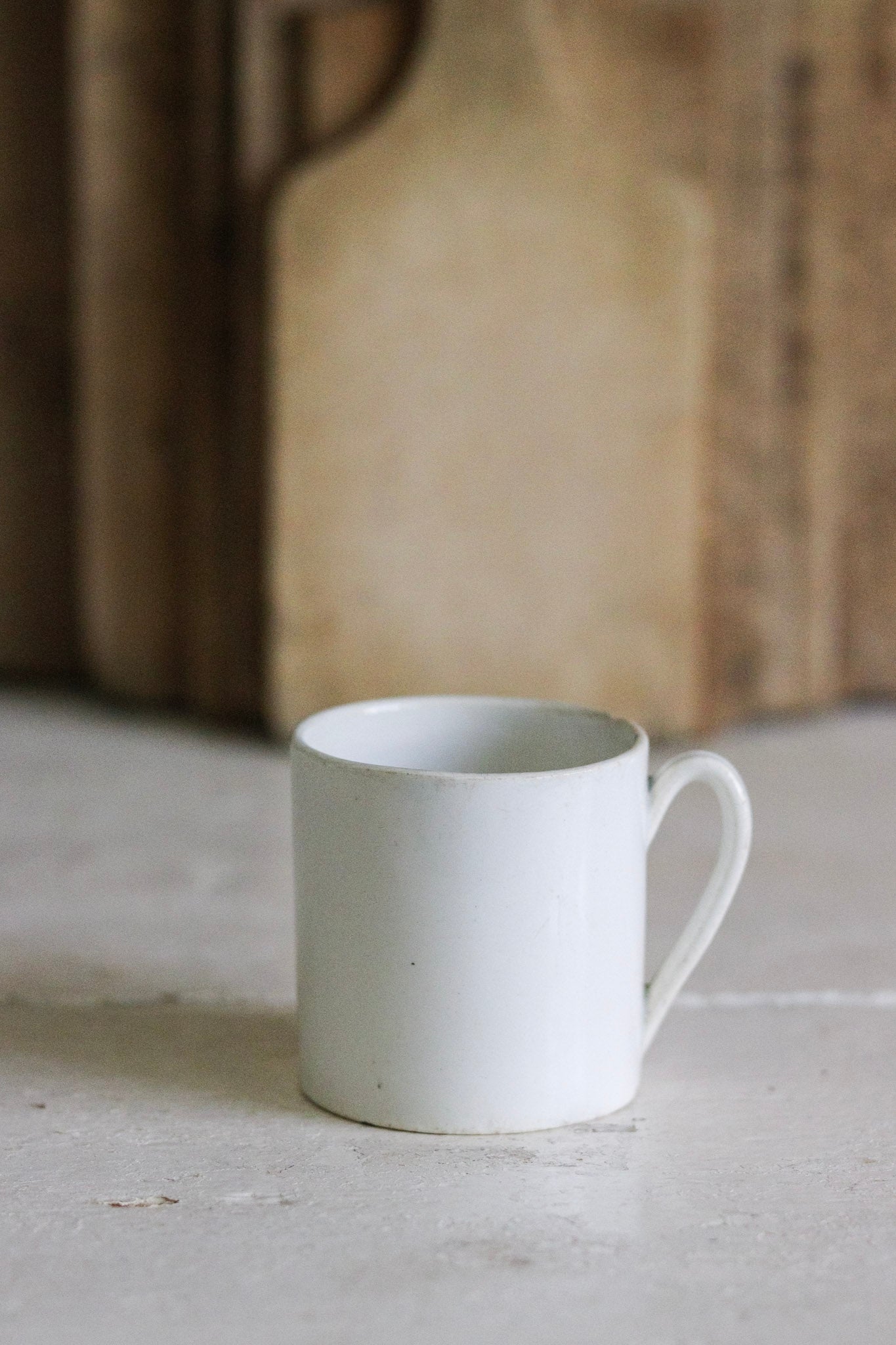 Antique French Ironstone Espresso Cup