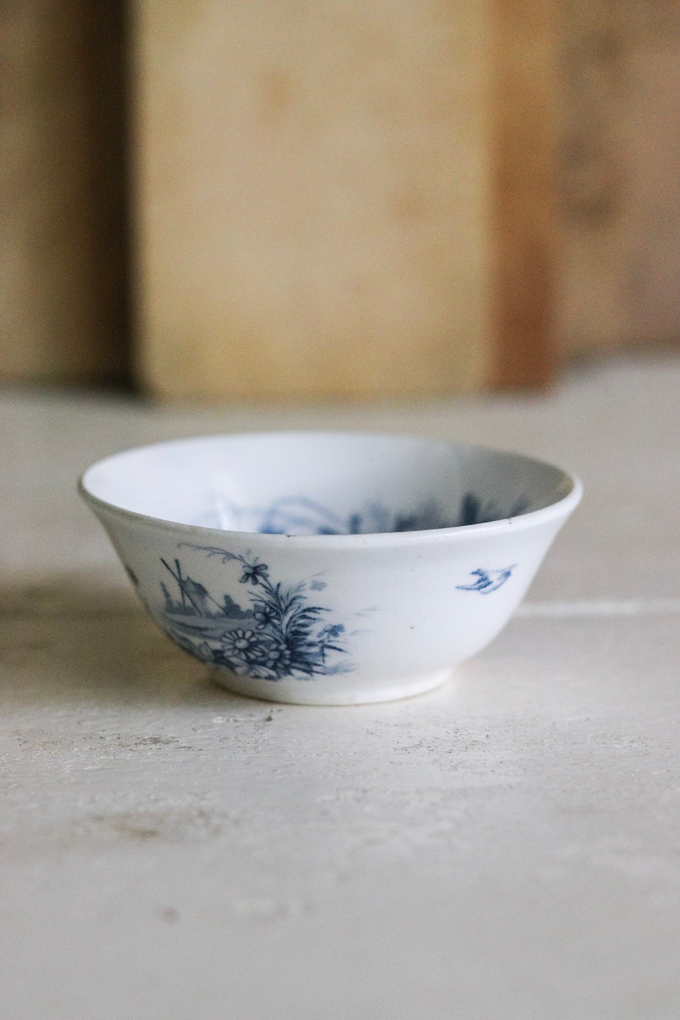 Antique French Dînette Set Transferware Salad Bowl