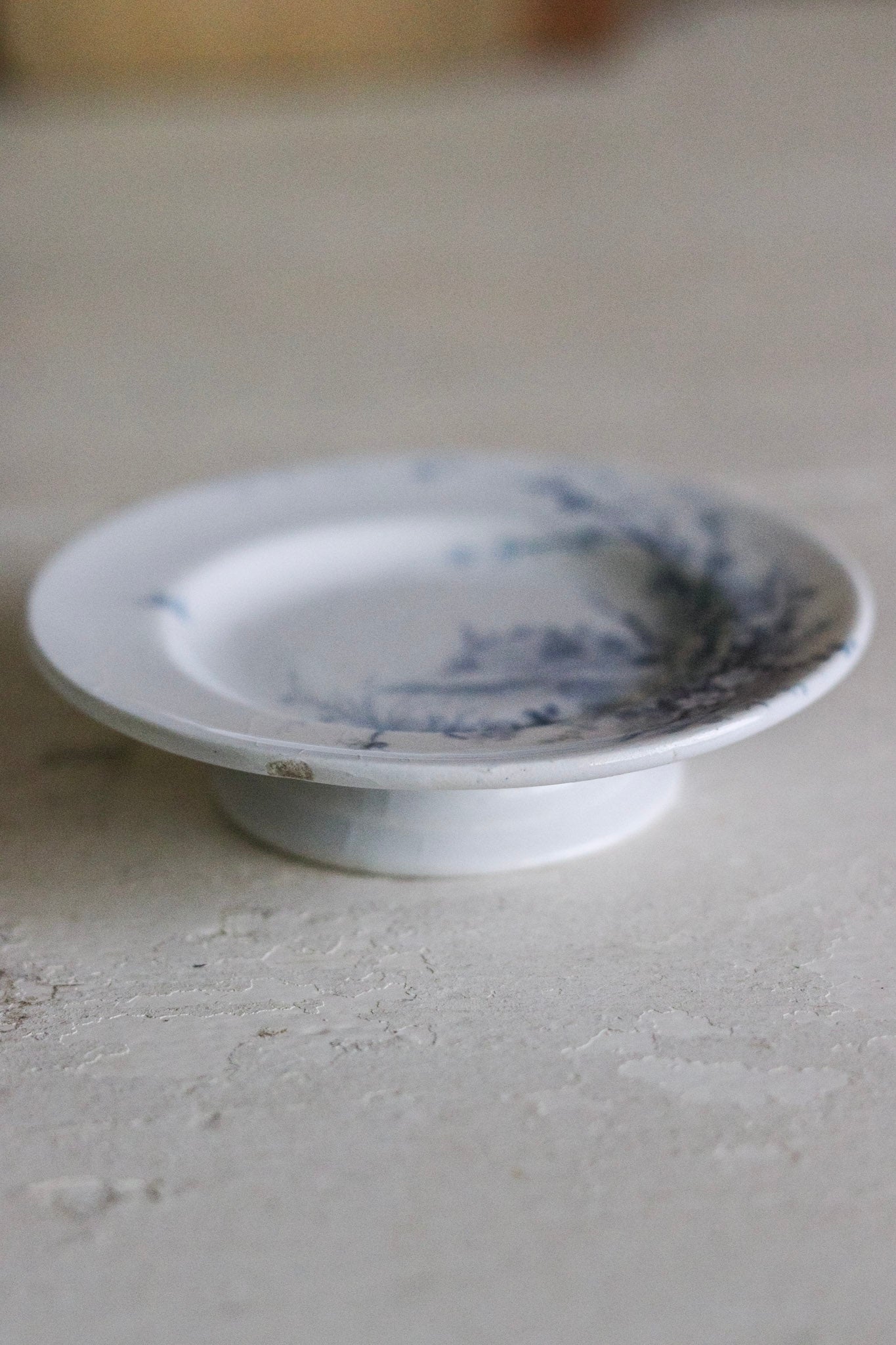 Antique French Dînette Set Transferware Cake Plate No. 3
