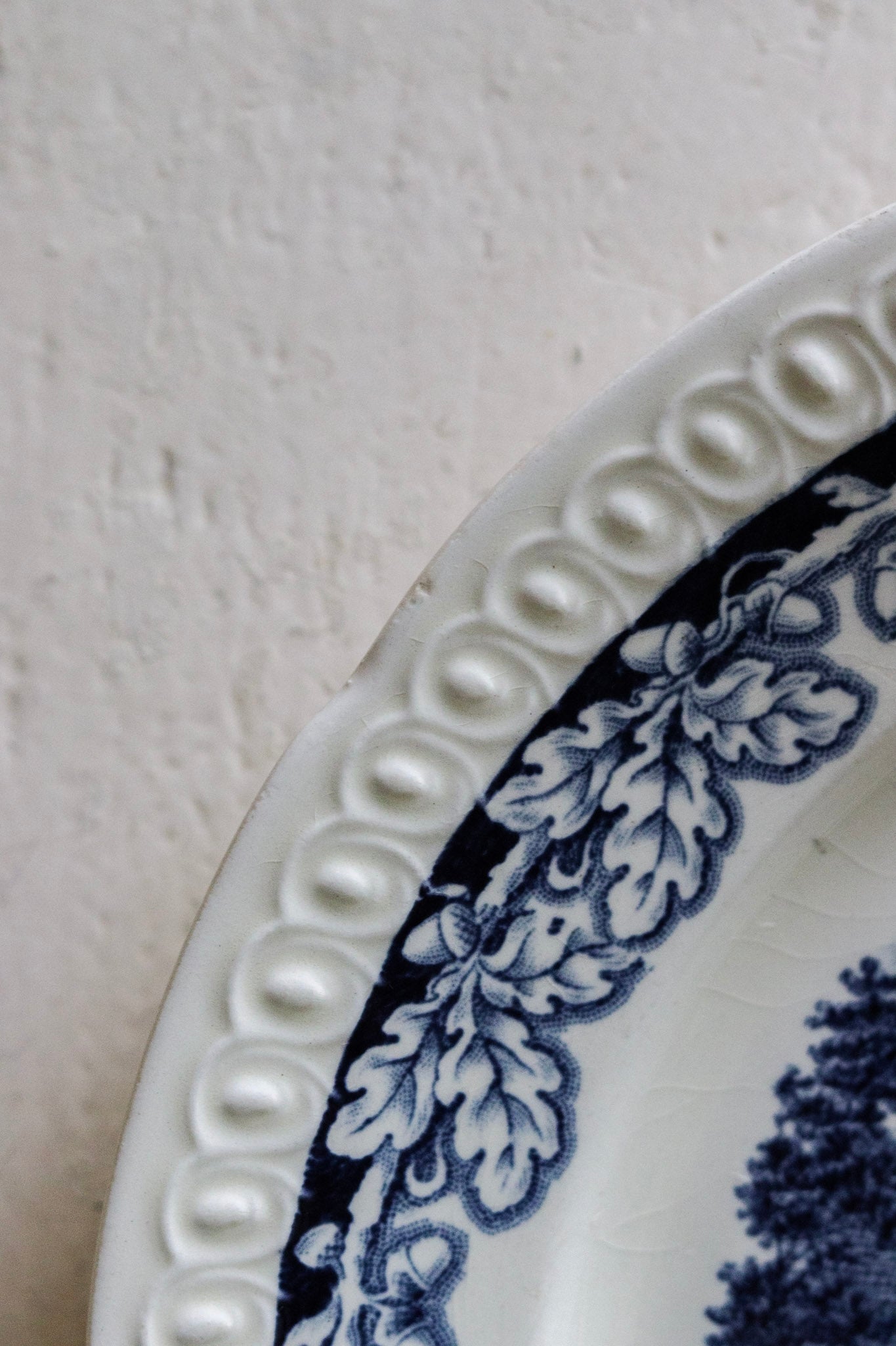 Vintage Dutch Transferware Plate - Dutch Farm No.2
