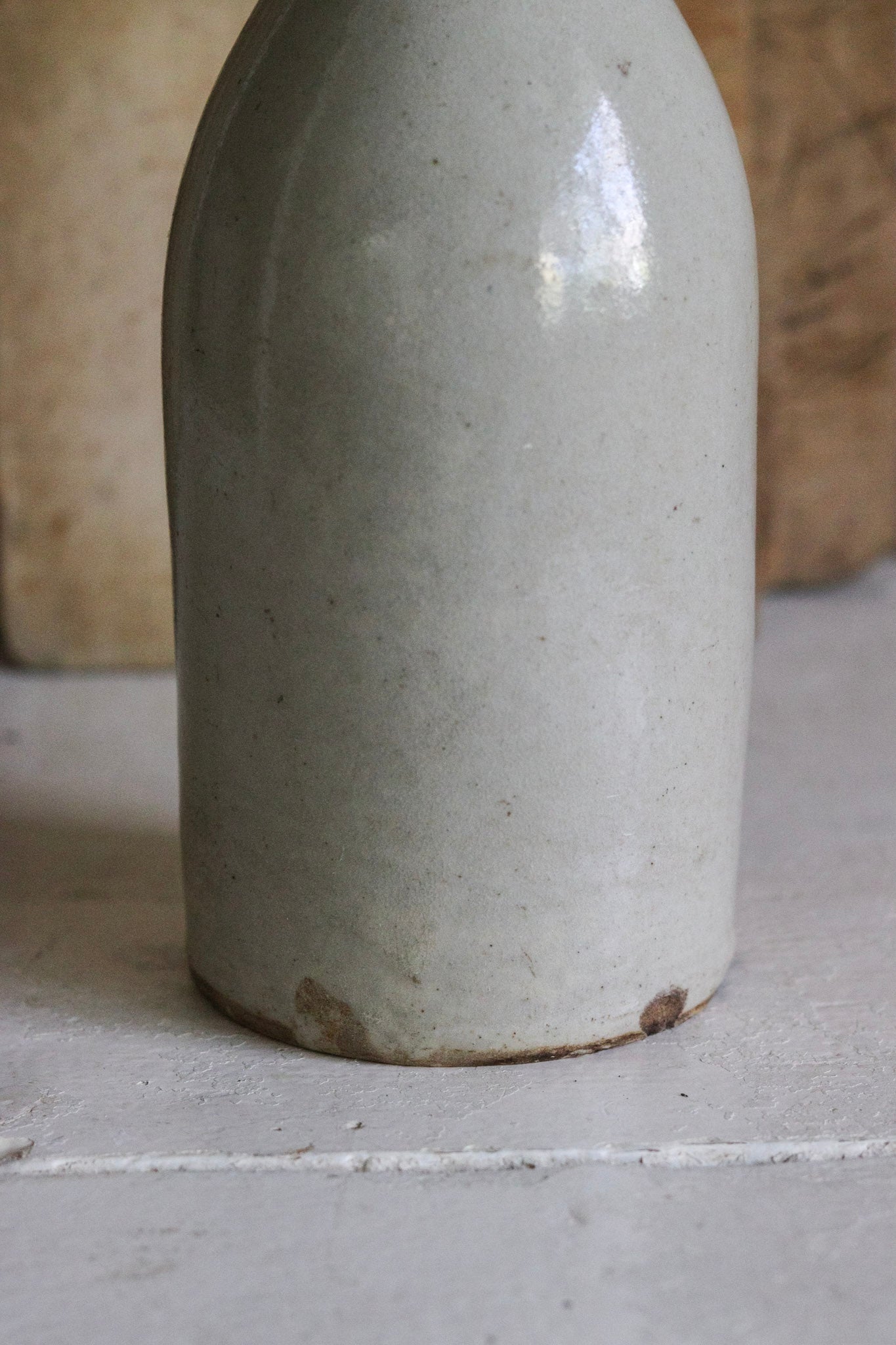 Vintage French Stoneware Bottle No.3