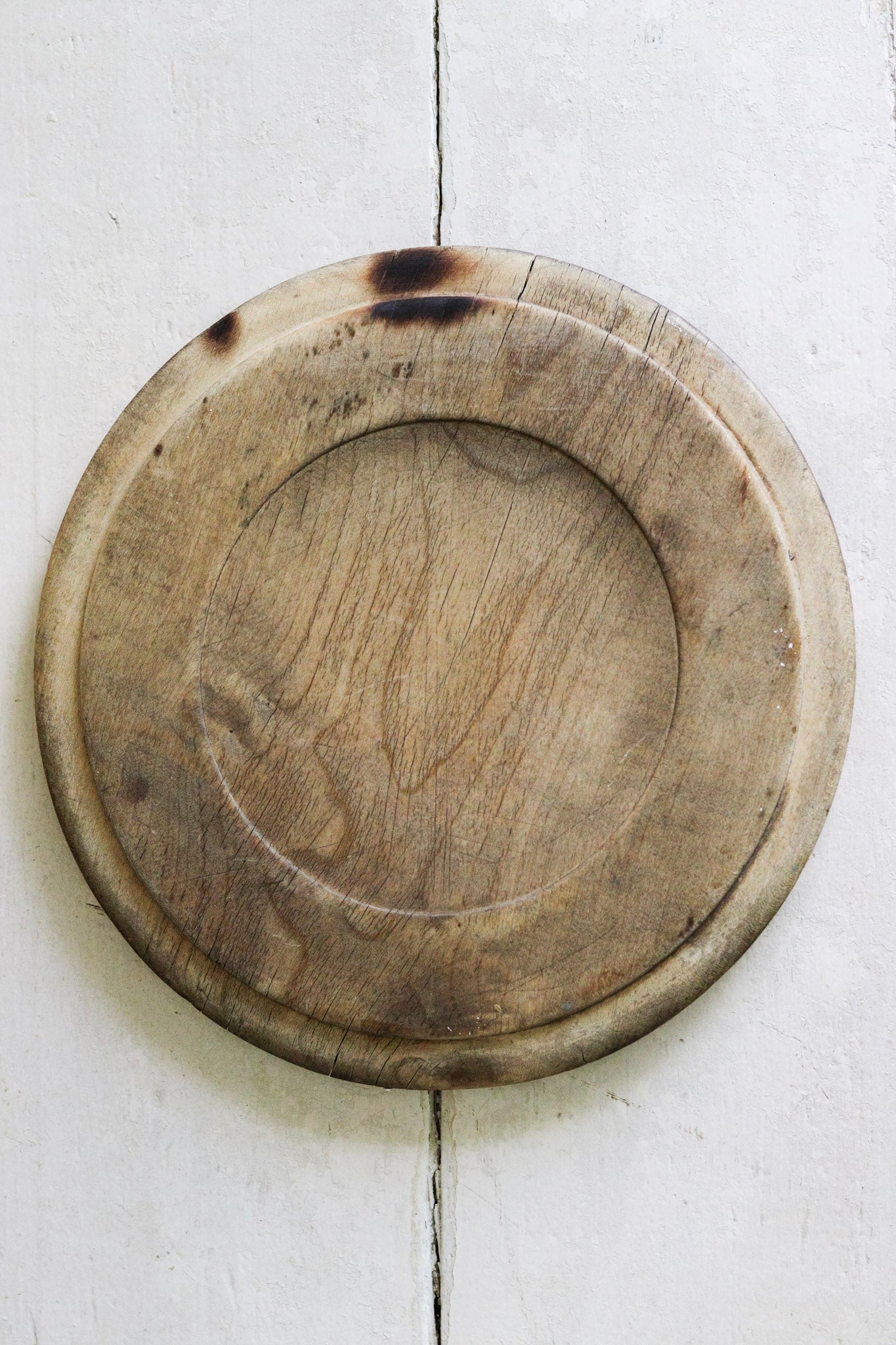 Vintage English Bread Board with Flowers