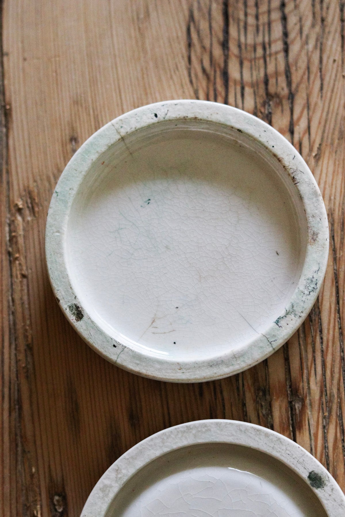 Vintage English Stacking Paint Palette Set