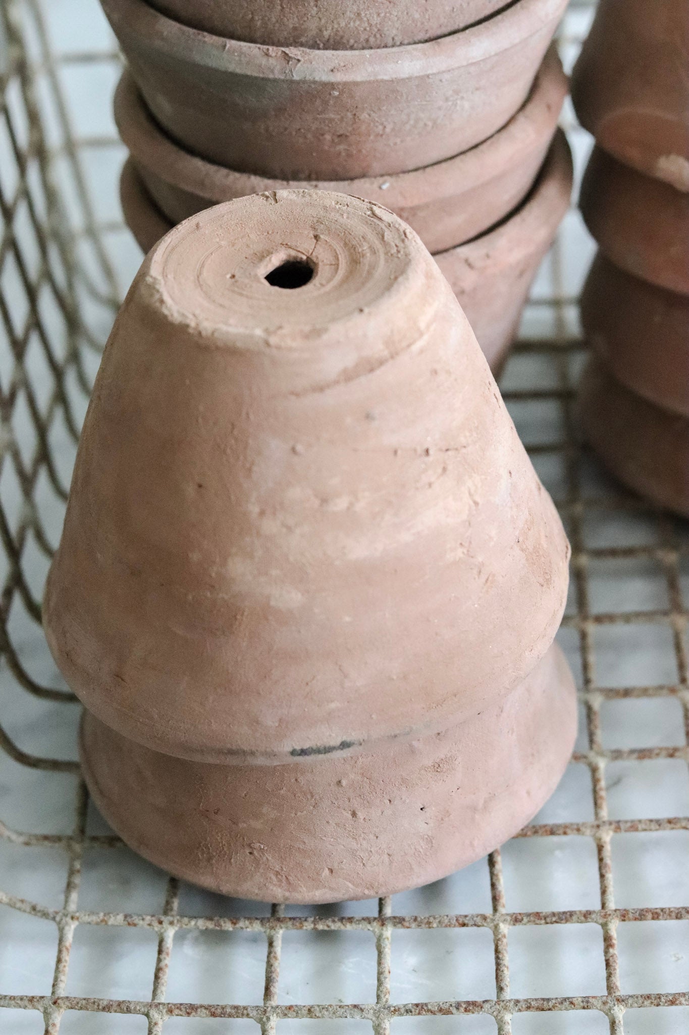 New Old Stock French Pots - Set of Two