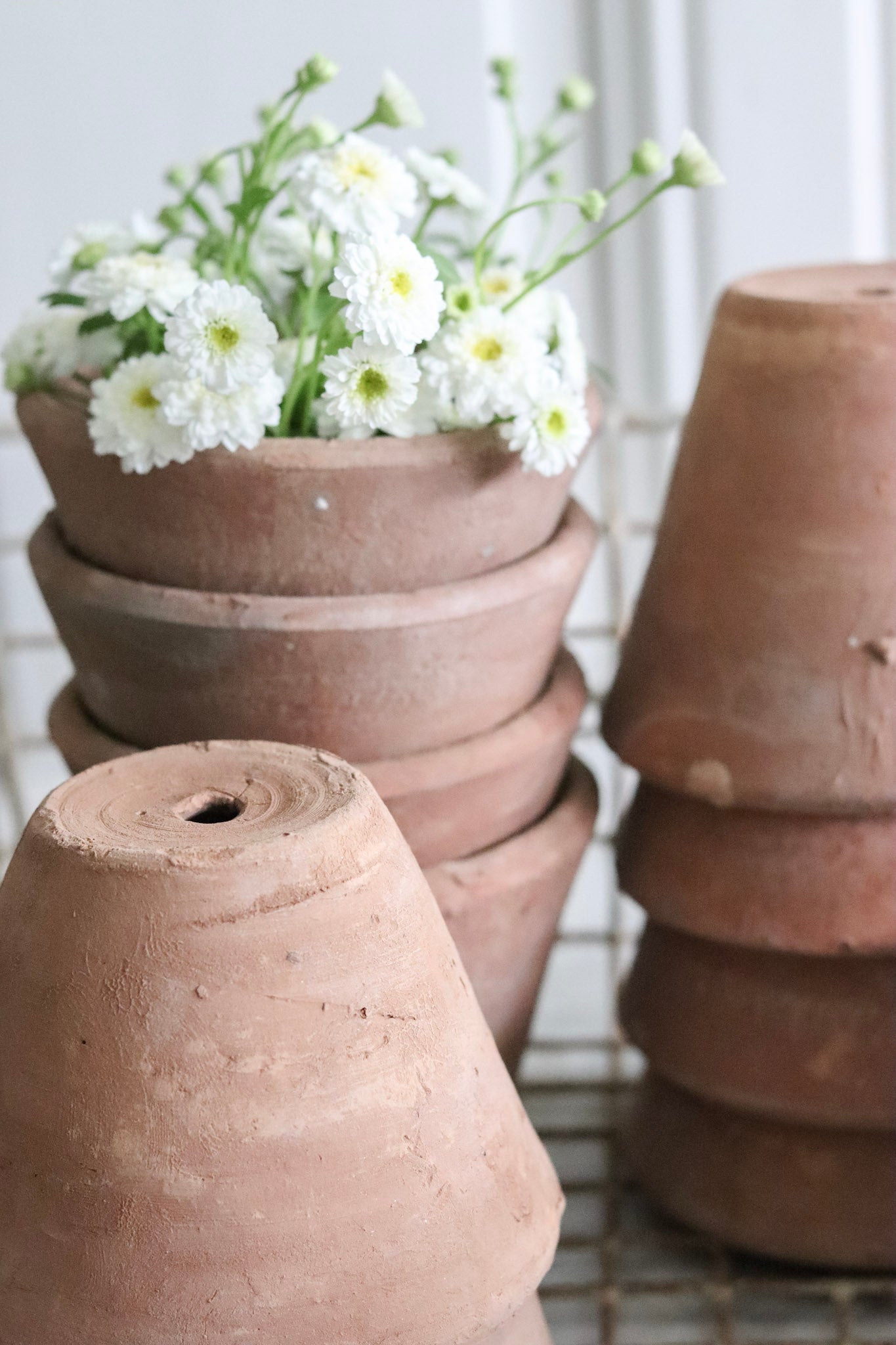New Old Stock French Pots - Set of Two