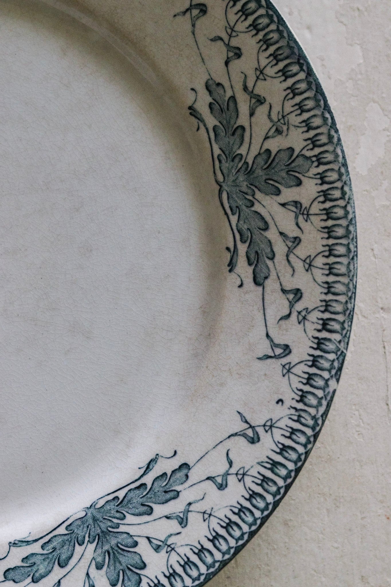 Antique French Transferware Plate