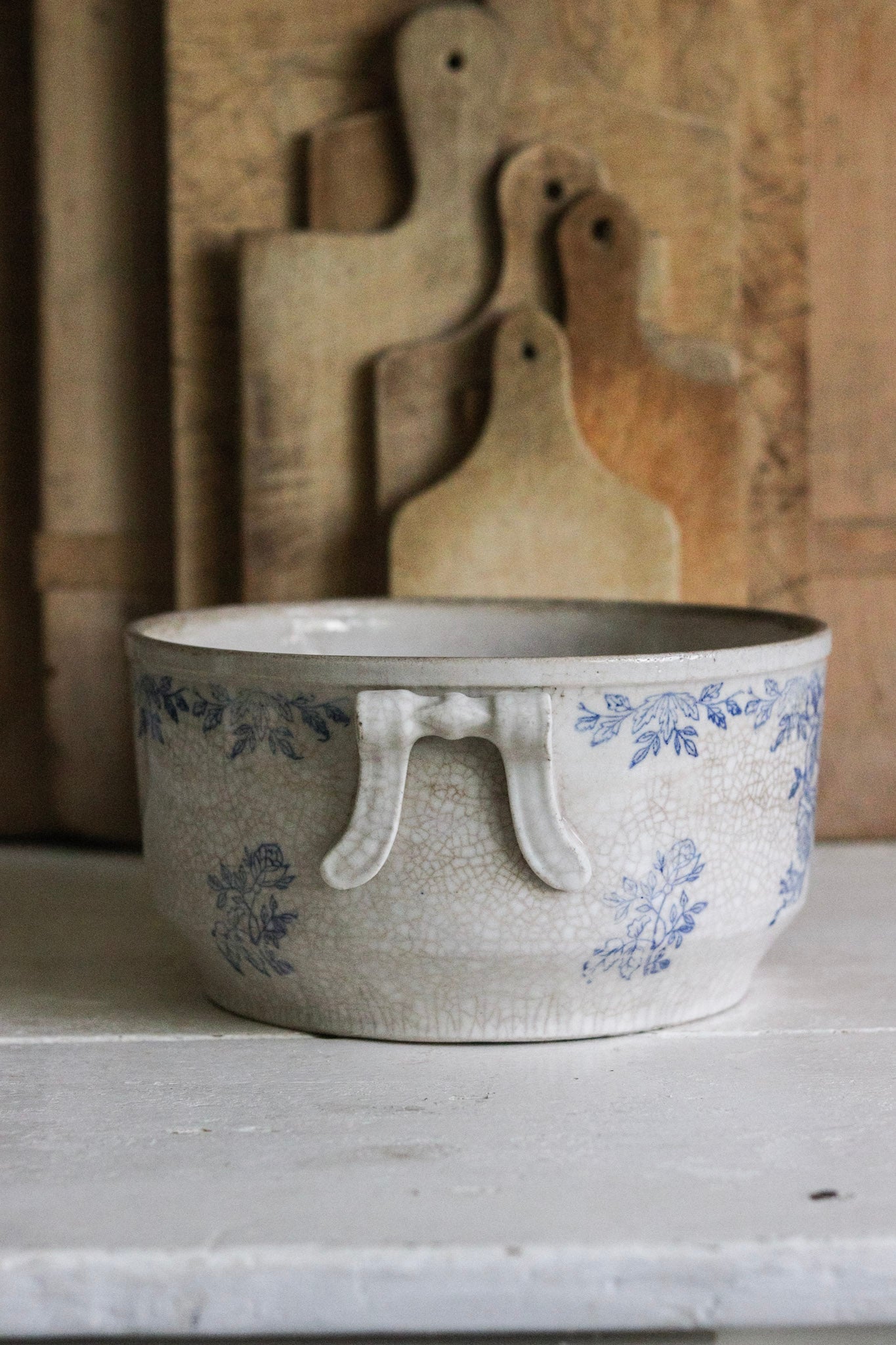 Large Vintage French Saint Uze Style Tureen