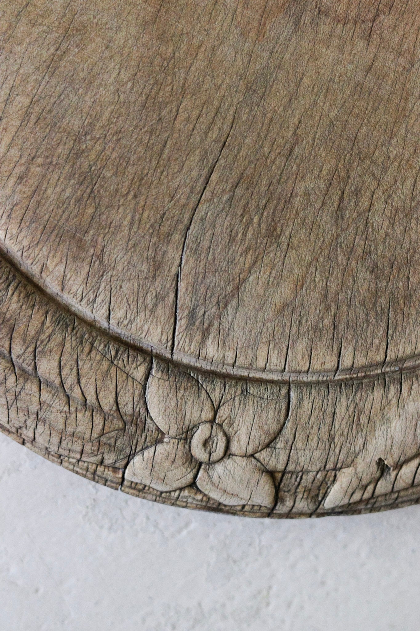 Vintage English Bread Board with Flowers