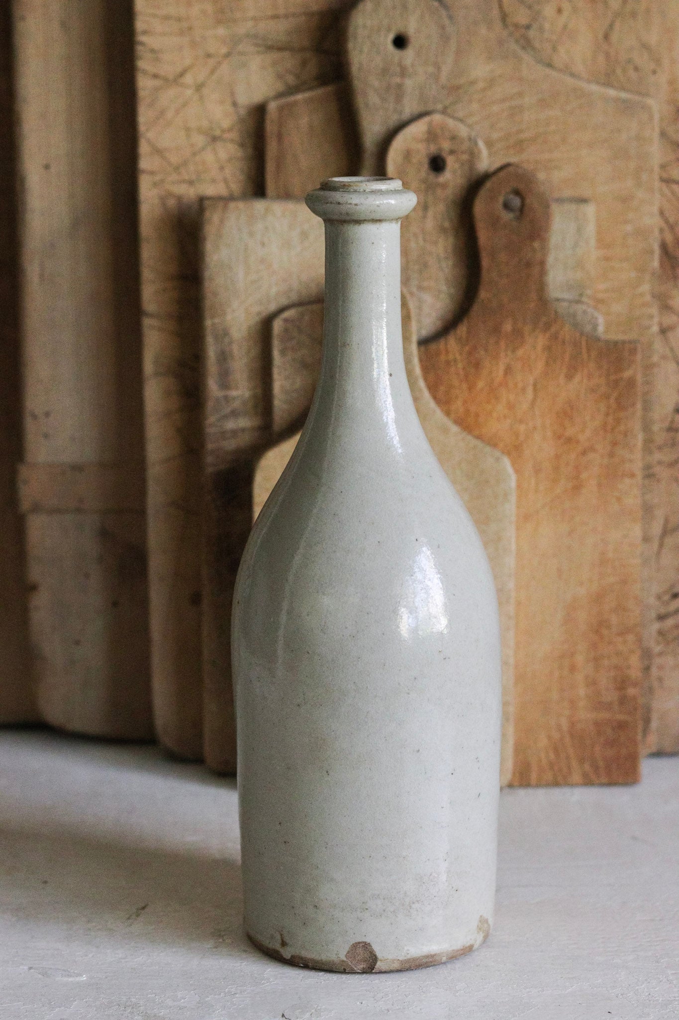 Vintage French Stoneware Bottle No.3