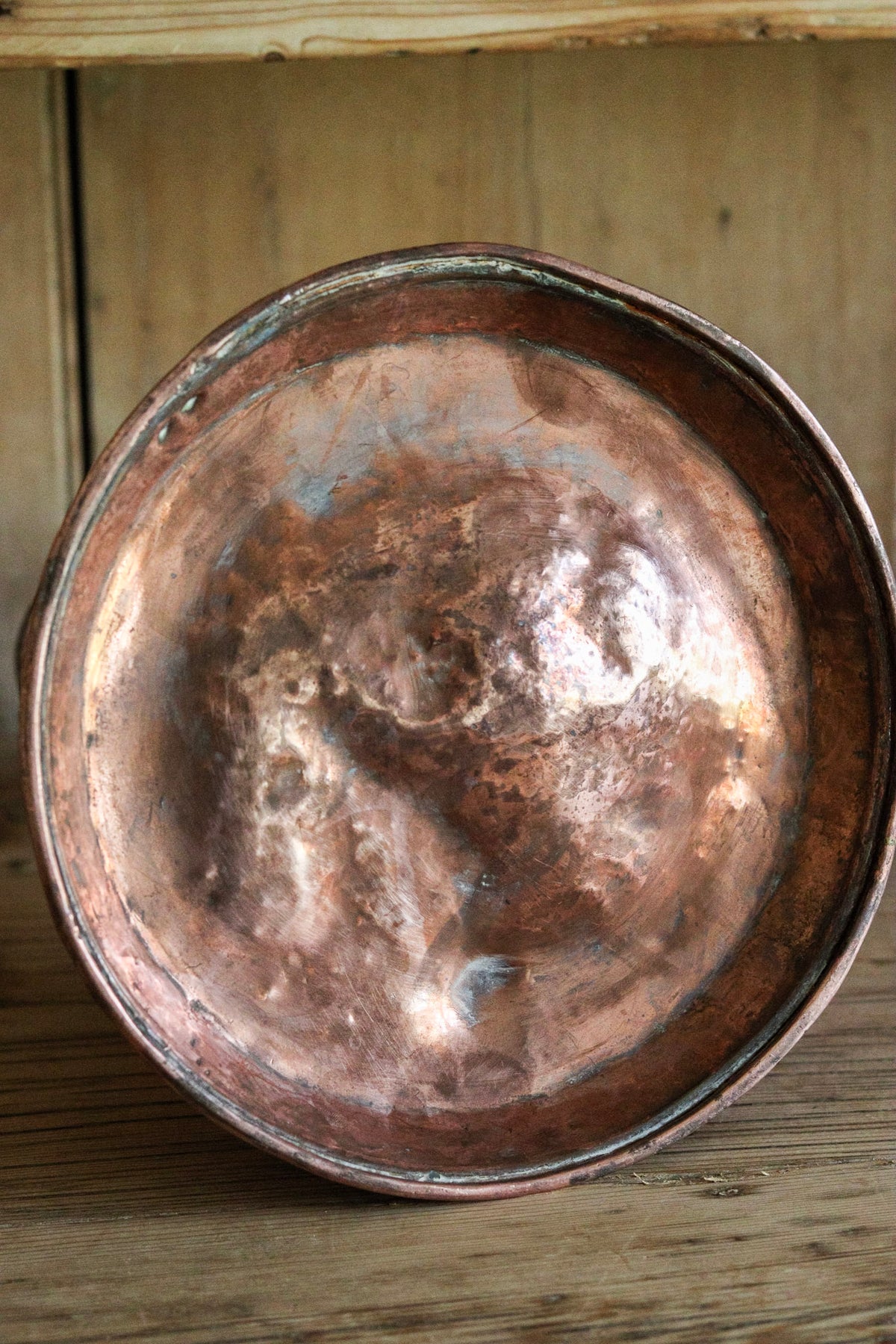 Antique English Copper Half Gallon Measuring Jug