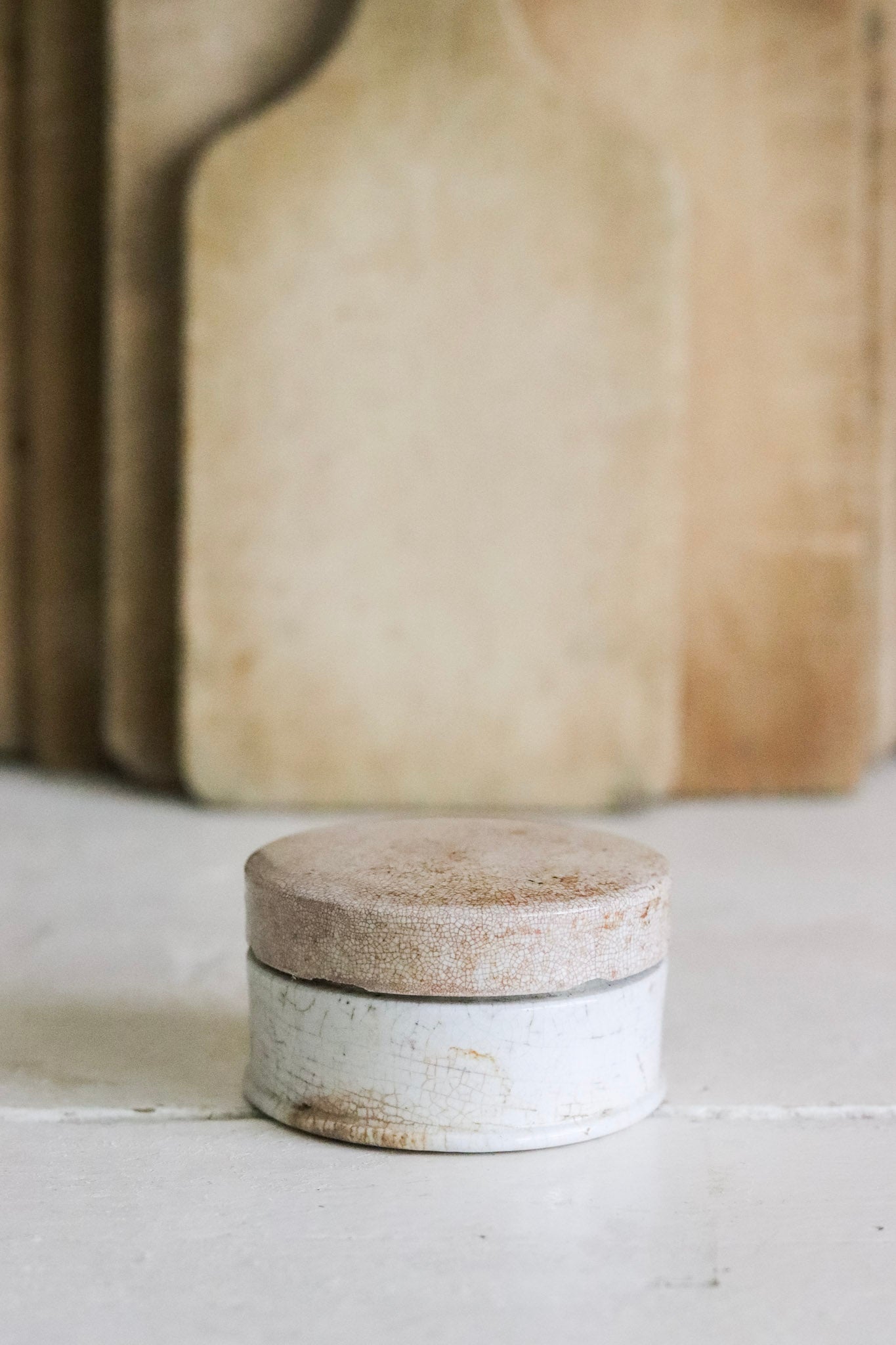 Antique English Lidded Pot