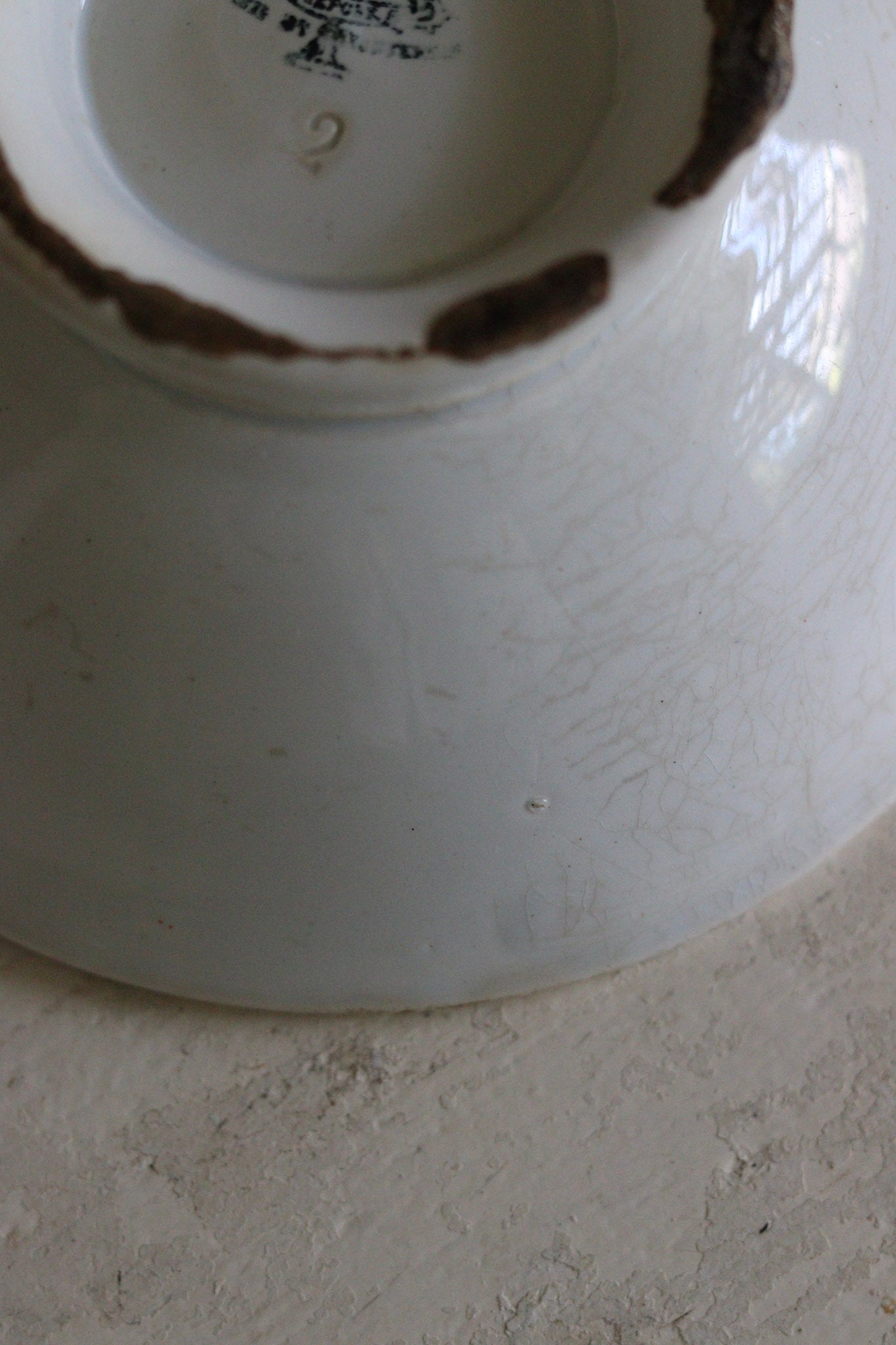 Antique French Bowl with Pestle