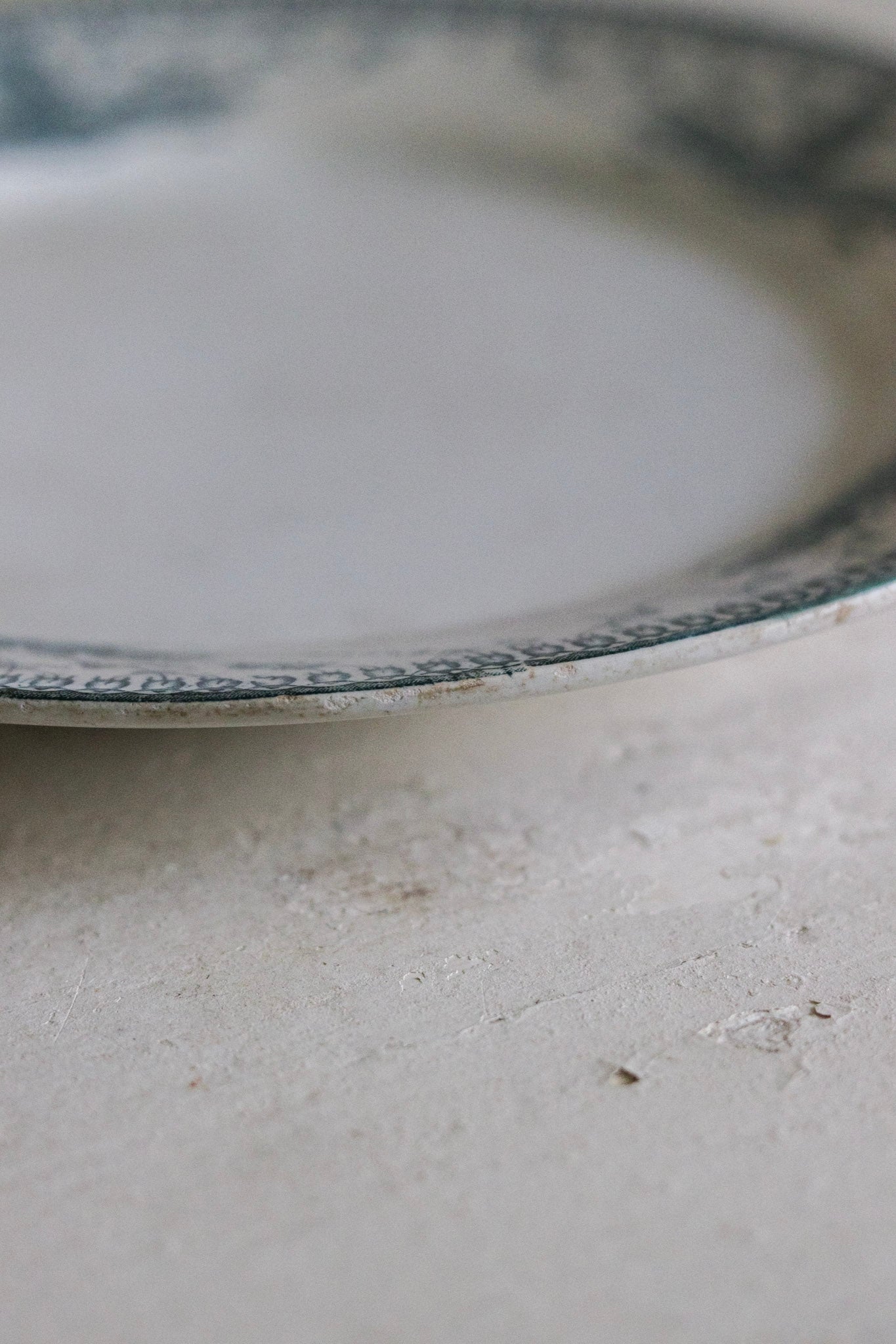 Antique French Transferware Plate