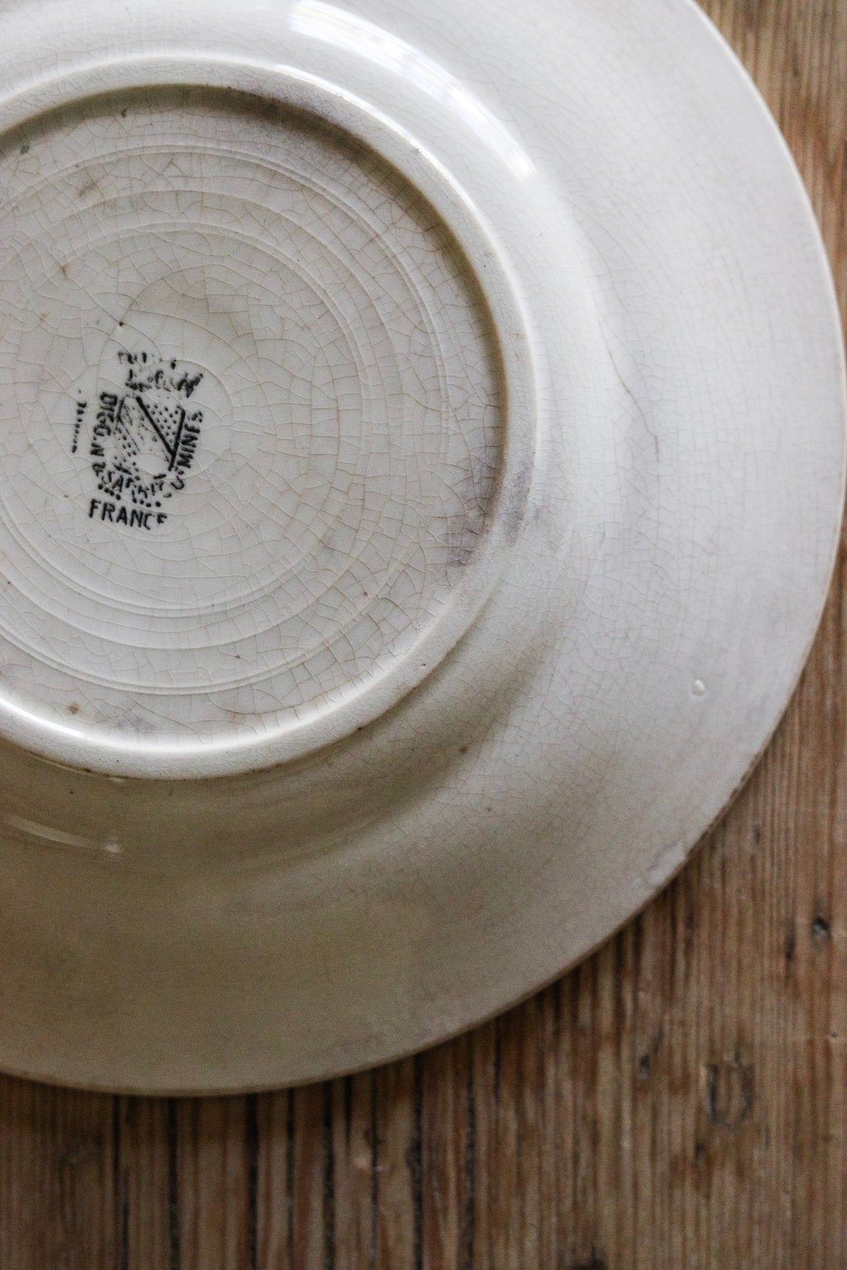 Antique French Transferware Plate