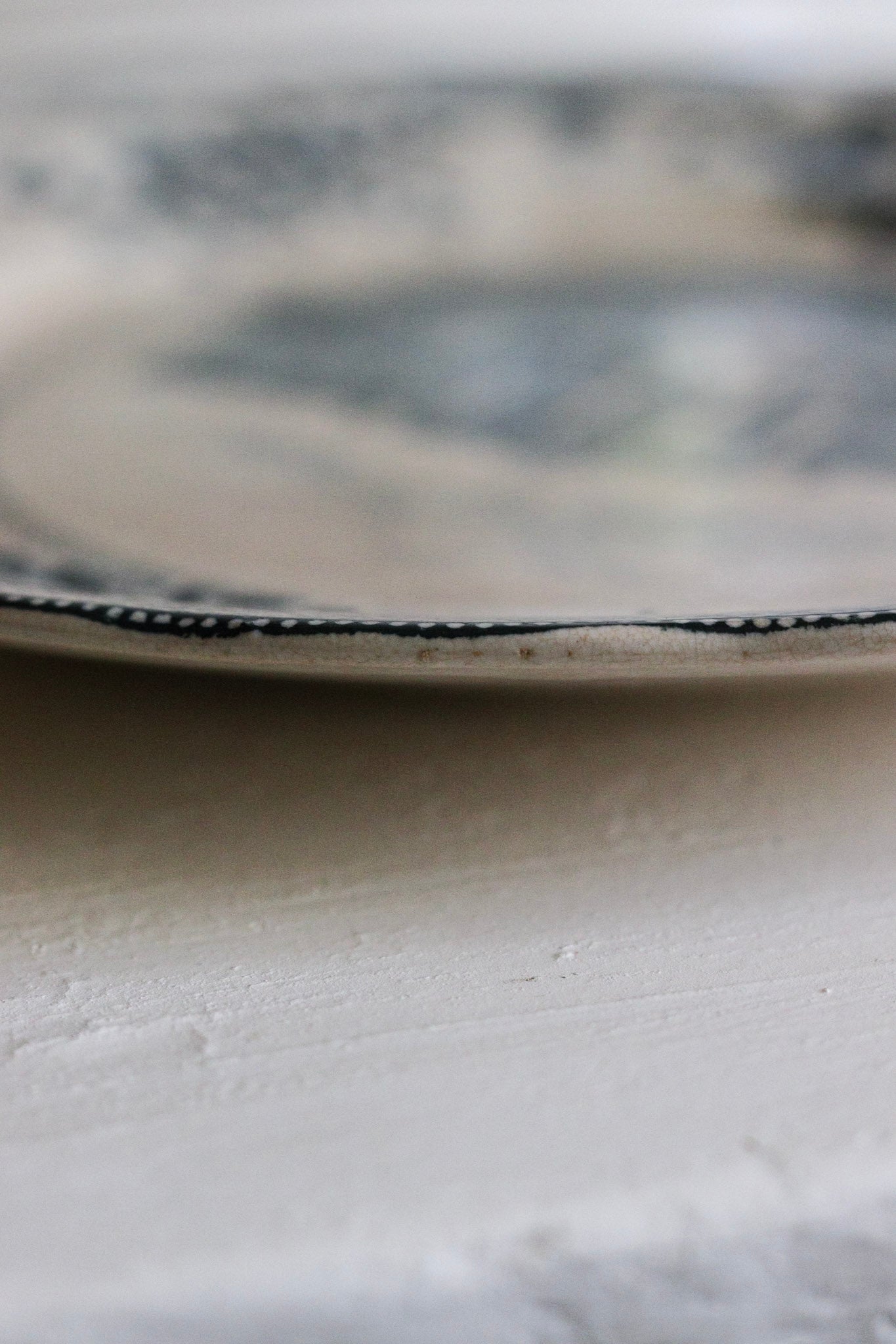 Antique Transferware Plate with The White House