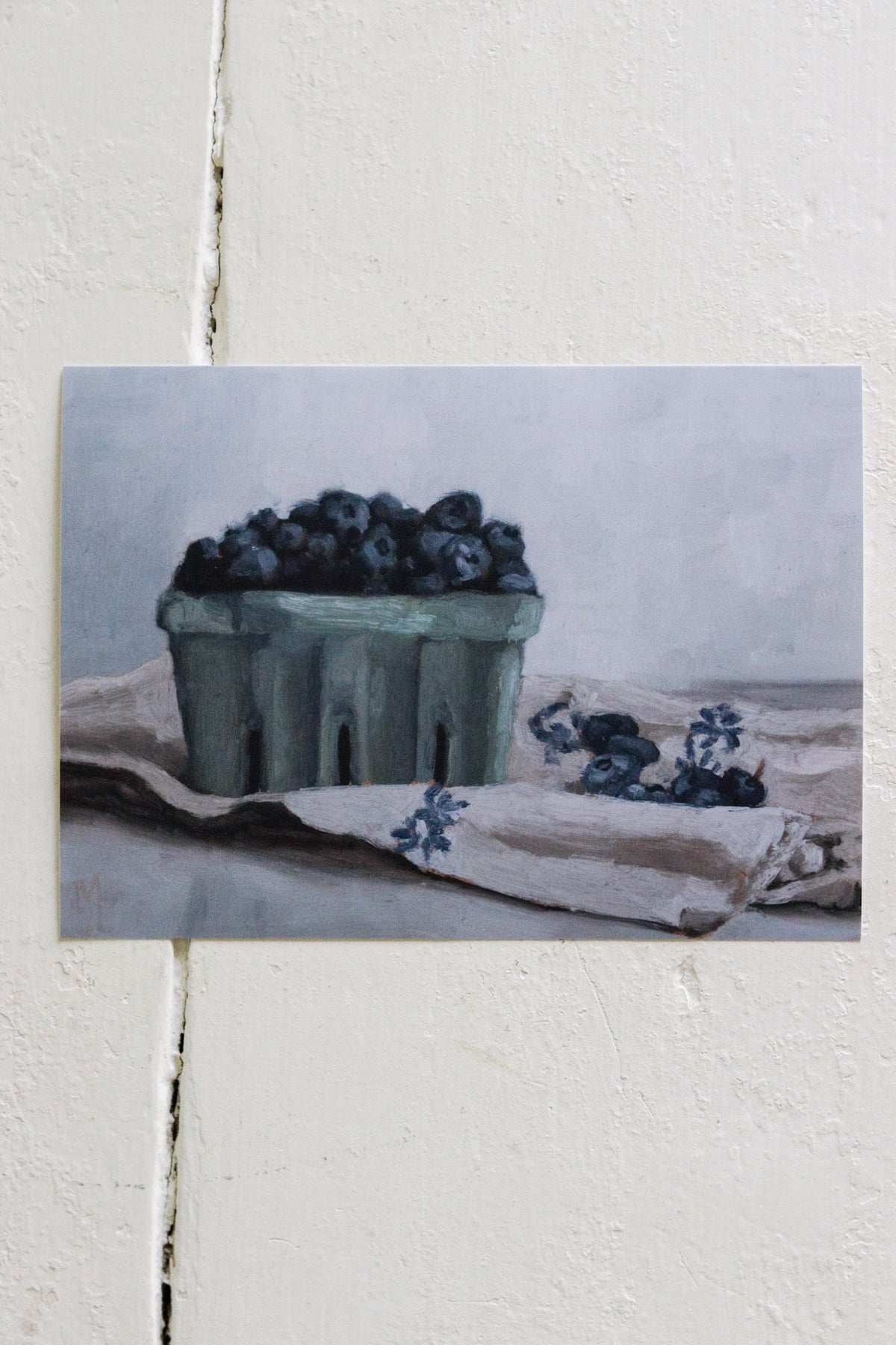 Blueberries In A Crate Print