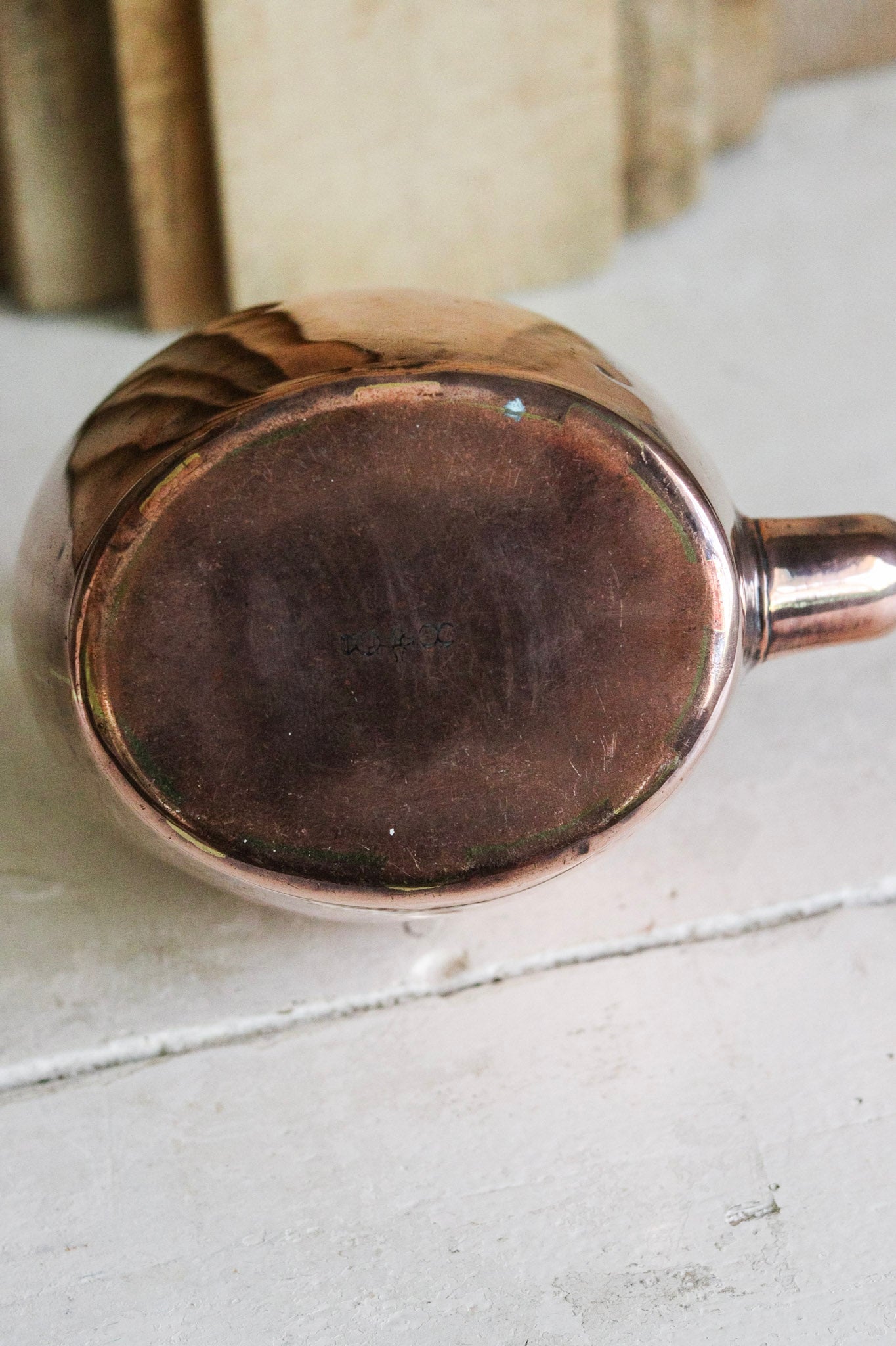 Petite Antique English Copper Kettle