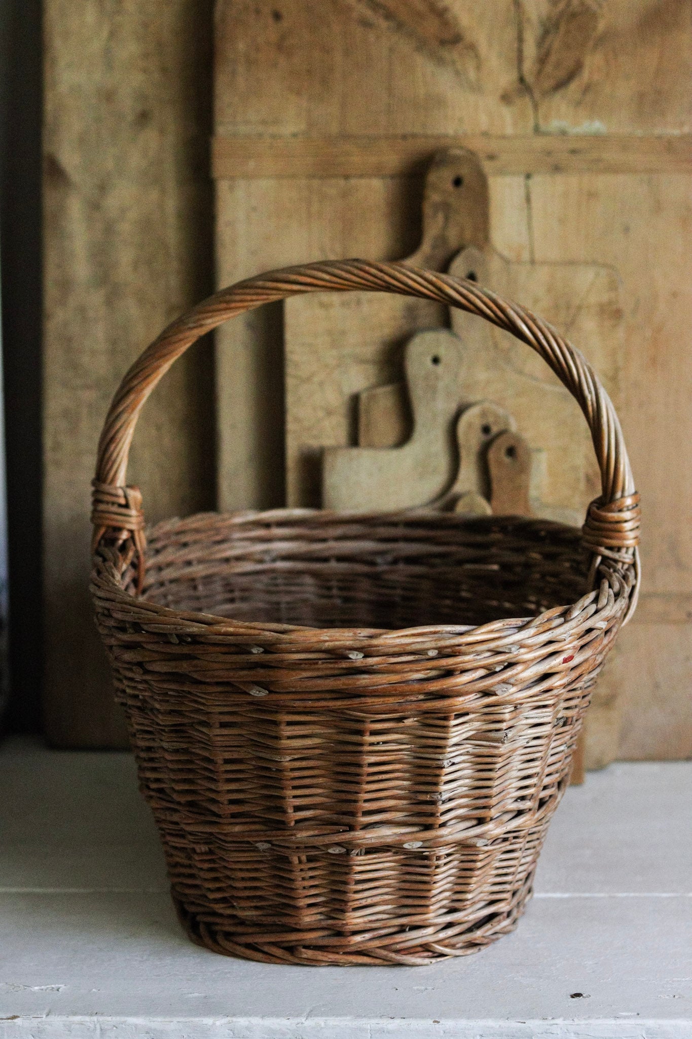 Vintage European Harvest Basket