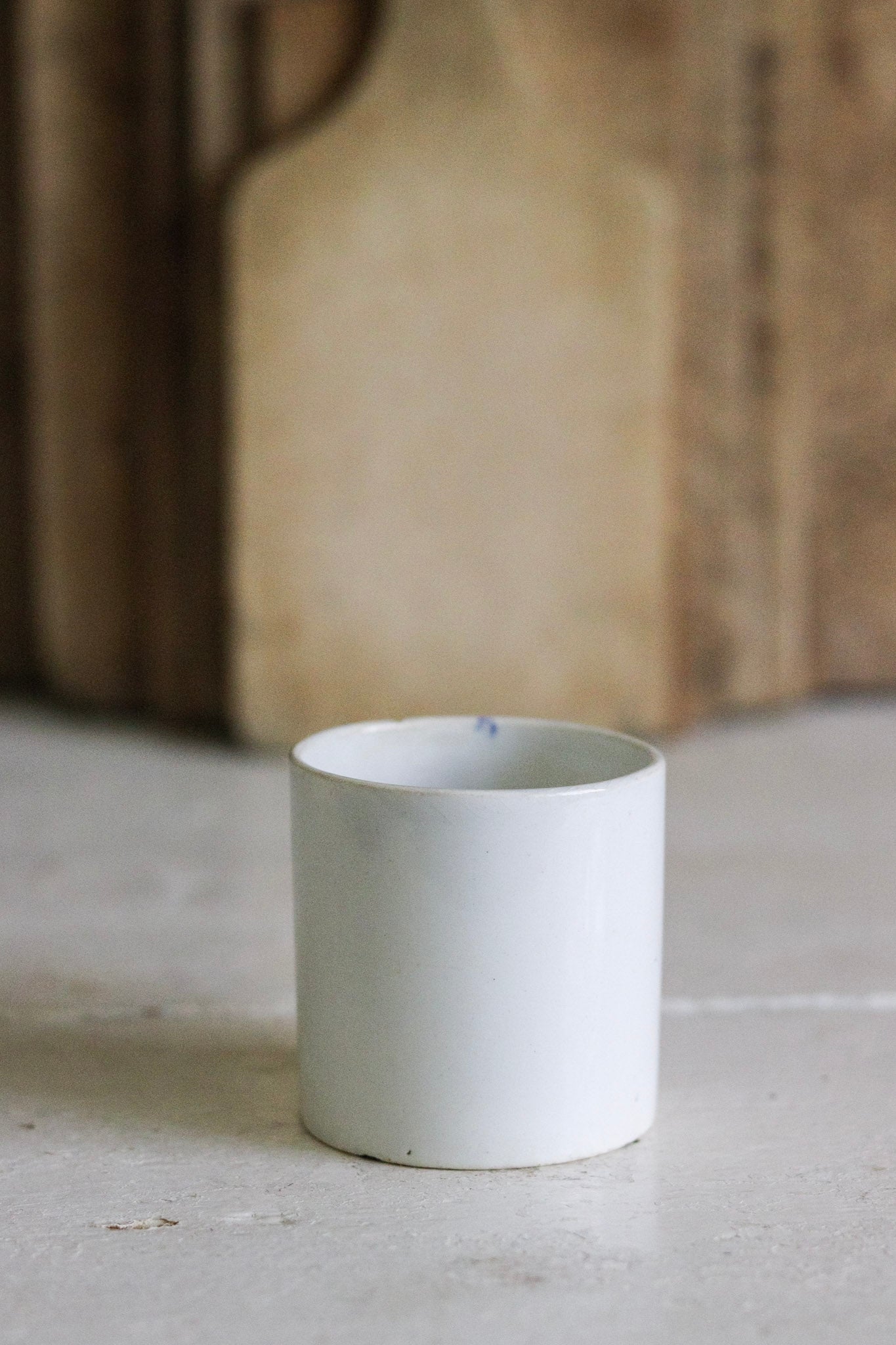 Antique French Ironstone Espresso Cup