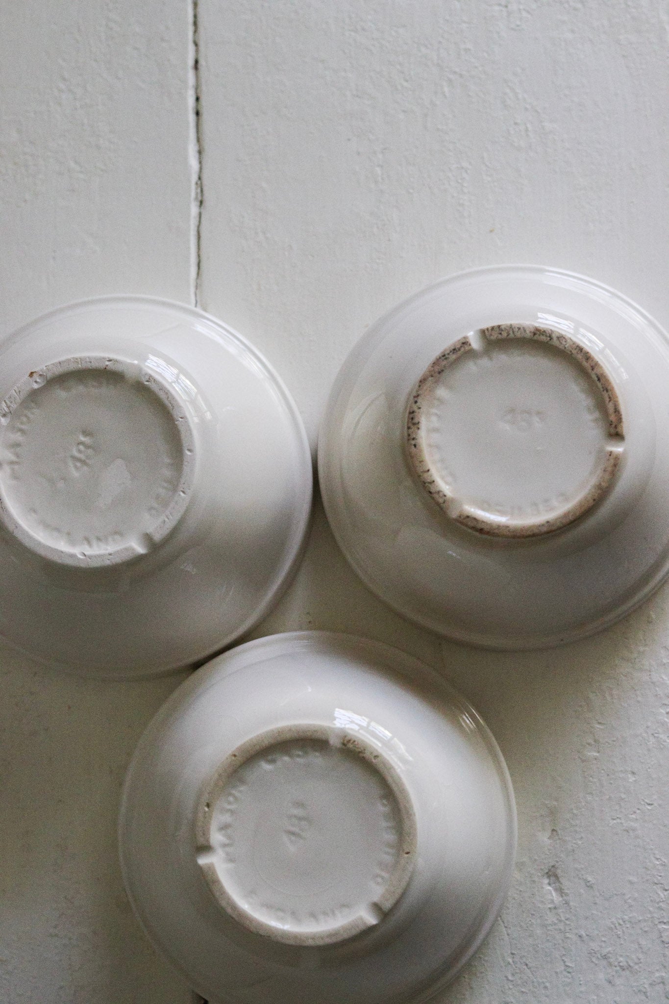 Trio of Vintage English Pudding Bowls
