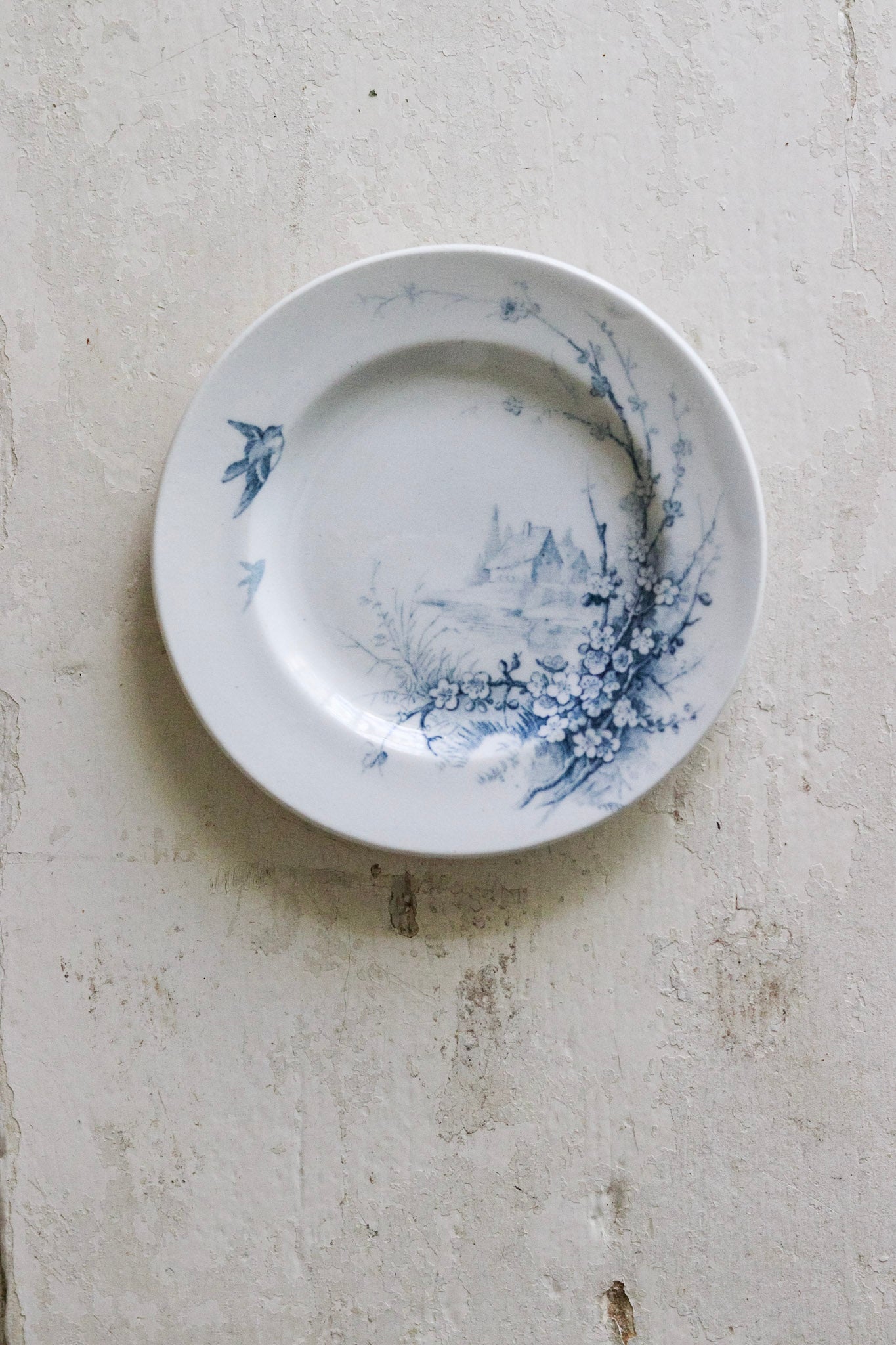 Antique French Dînette Set Transferware Dinner Plate No. 3