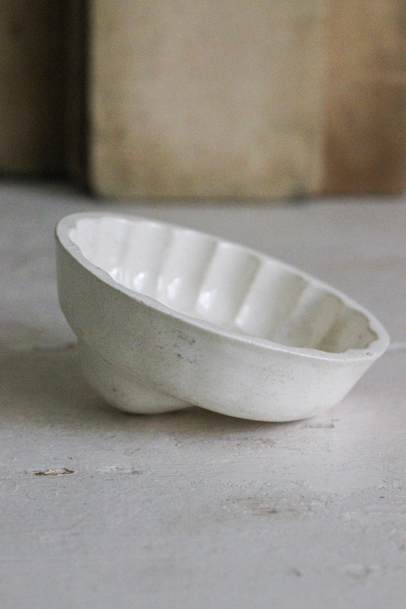 Petite Antique English Ironstone Jelly Mold