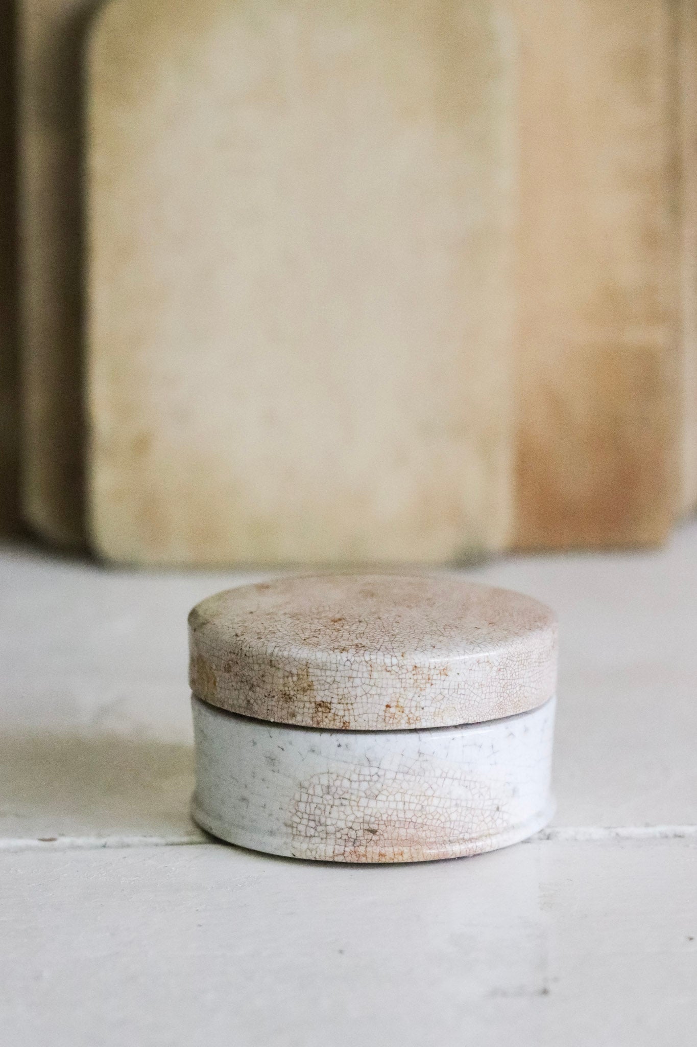 Antique English Lidded Pot