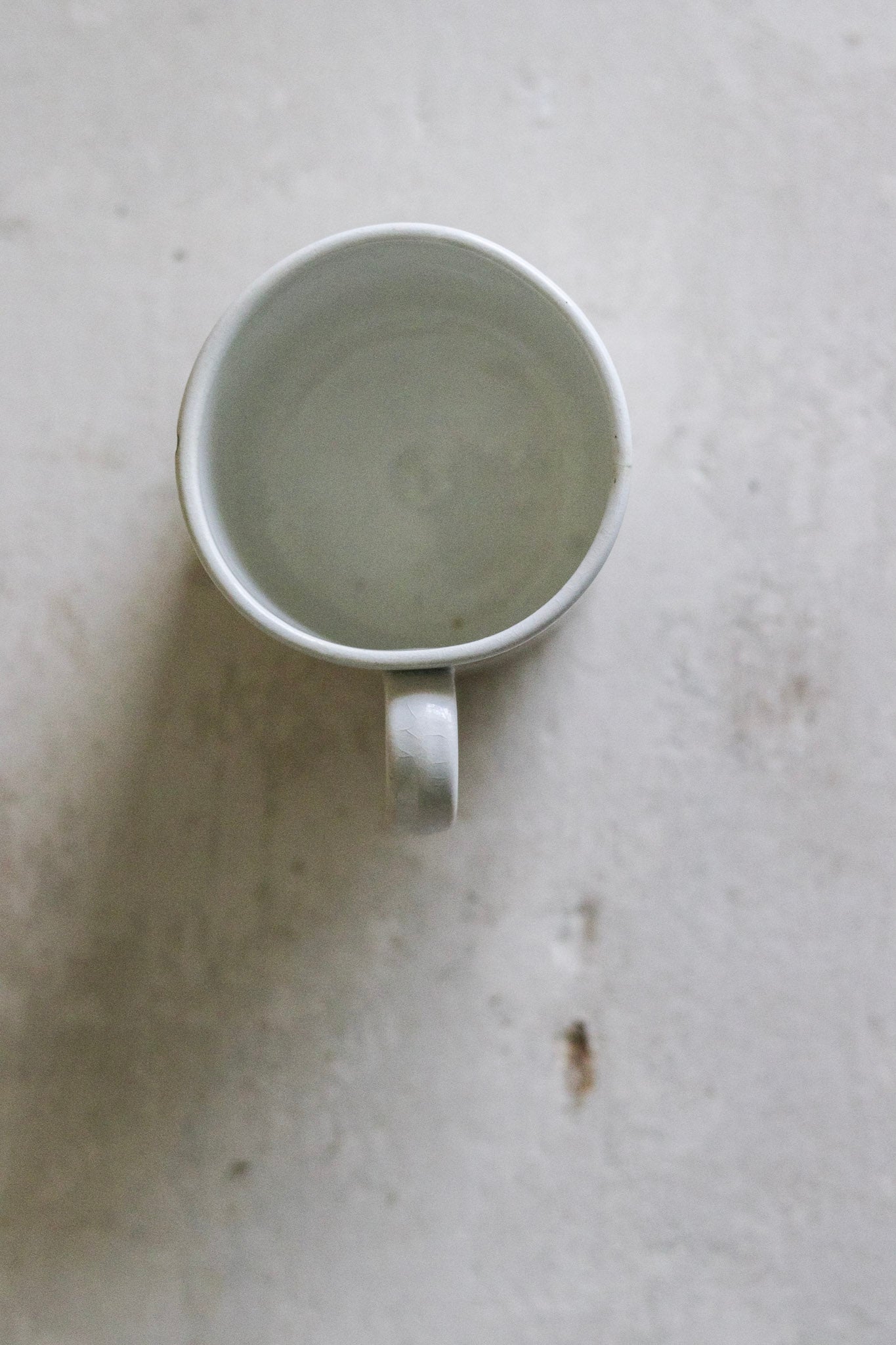 Antique French Ironstone Espresso Cup
