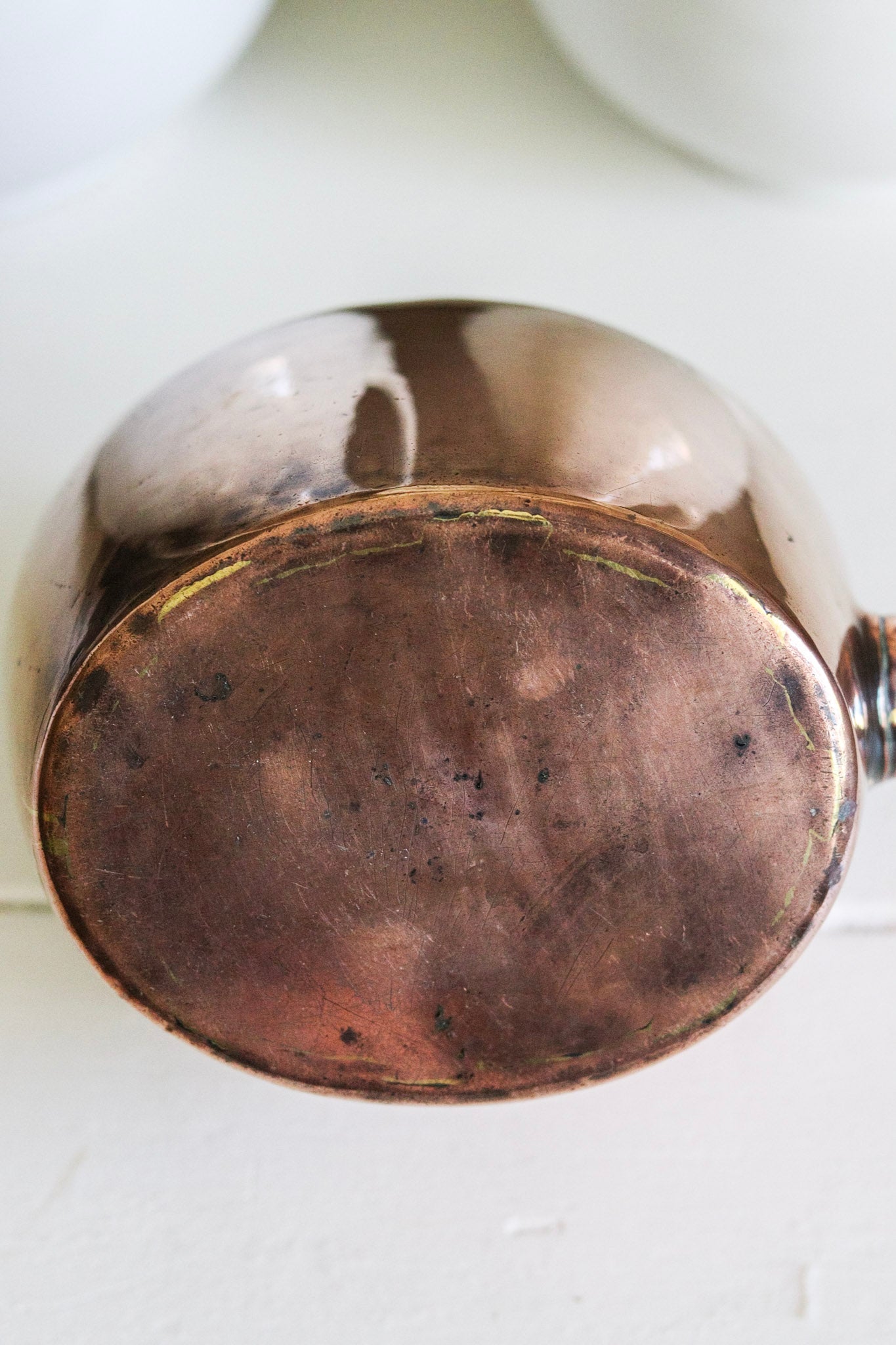 Petite Antique English Copper Kettle