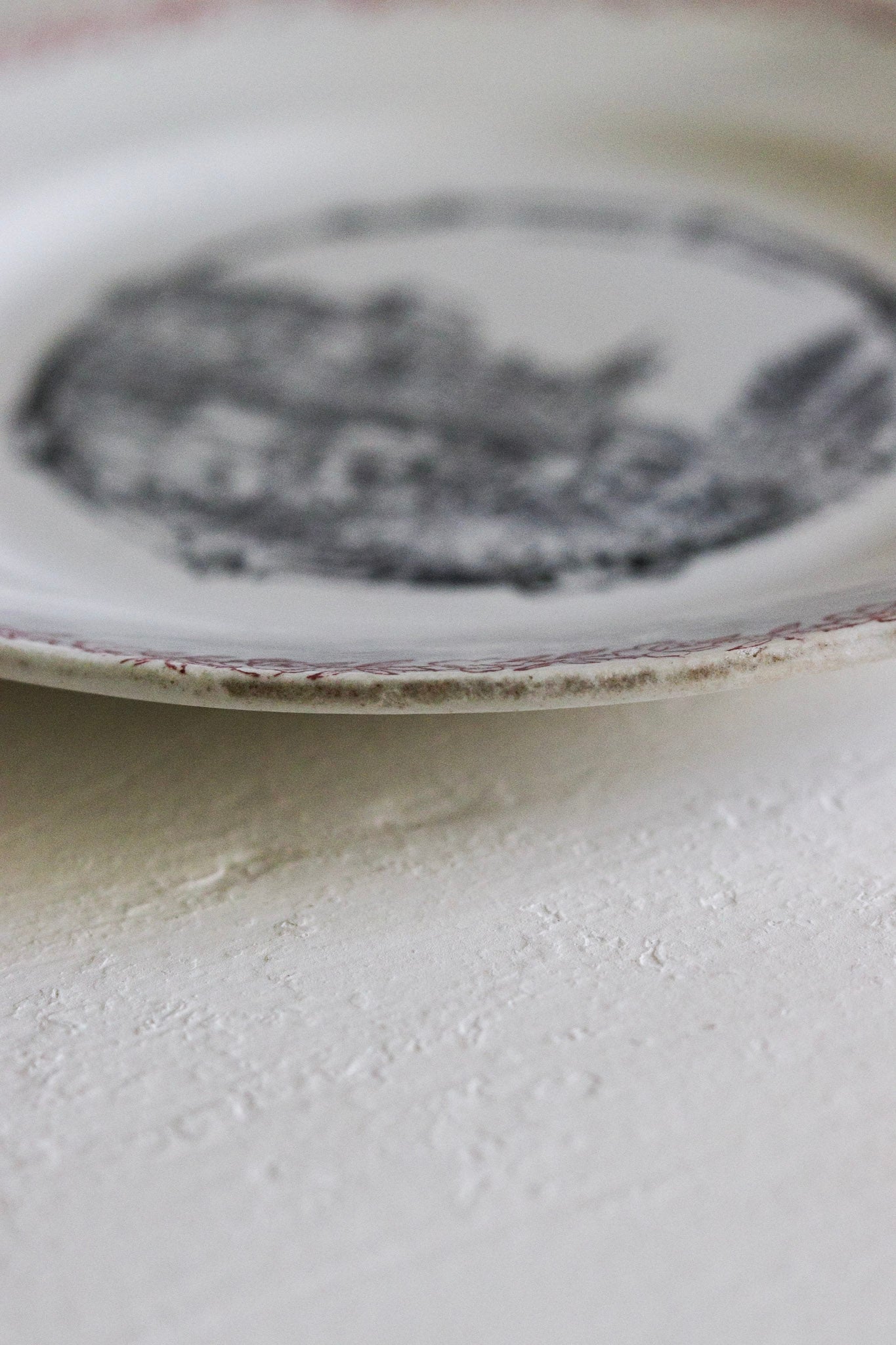 Antique French Transferware Plate - Châlons-Sur-Marne