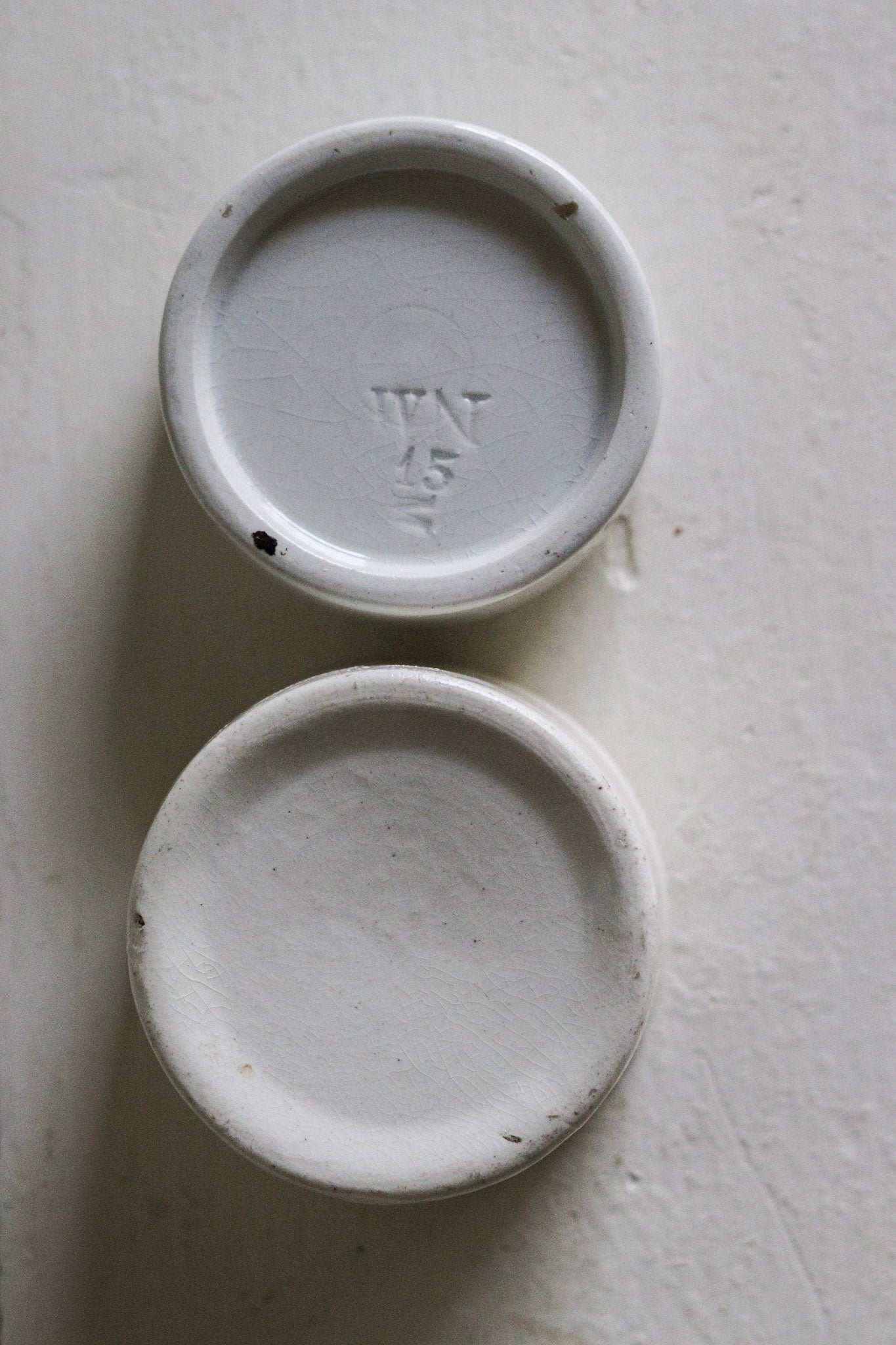 Petite Vintage French Pots - Set of Two