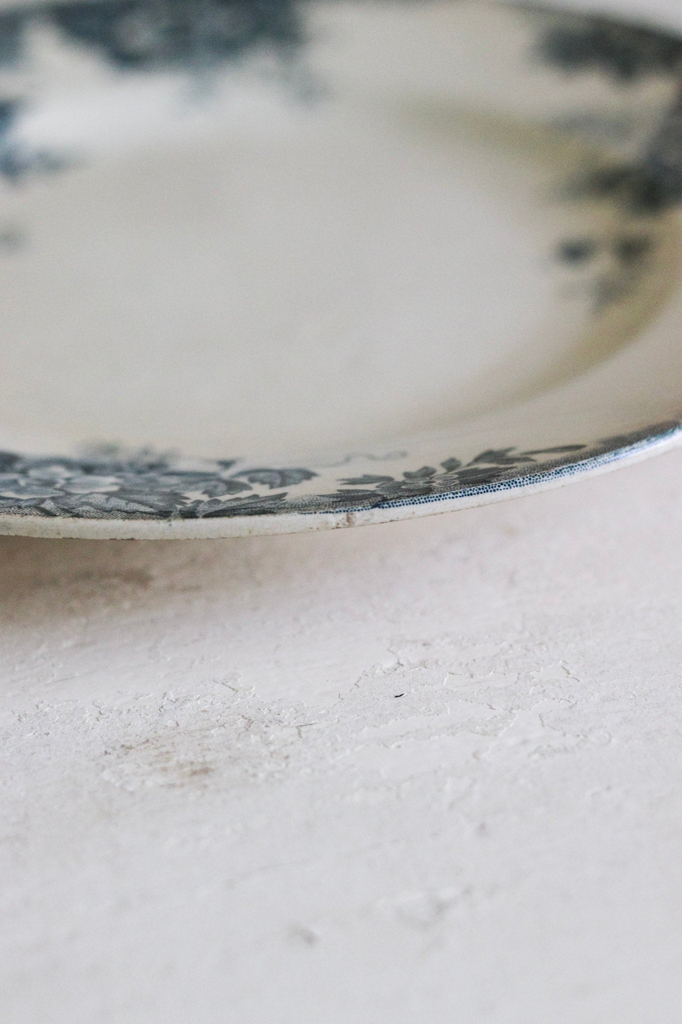 Antique French Transferware Plate - Marie Louise