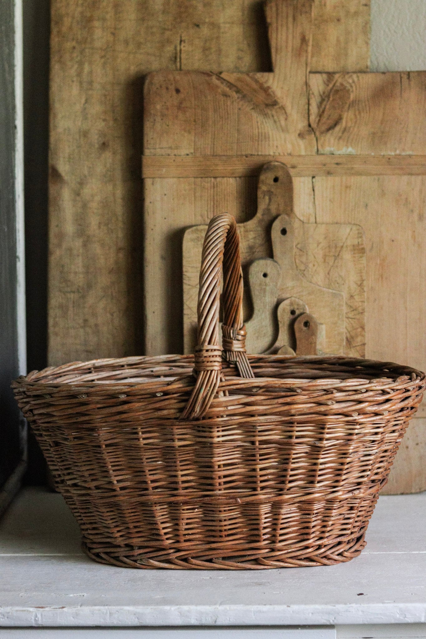 Vintage European Harvest Basket