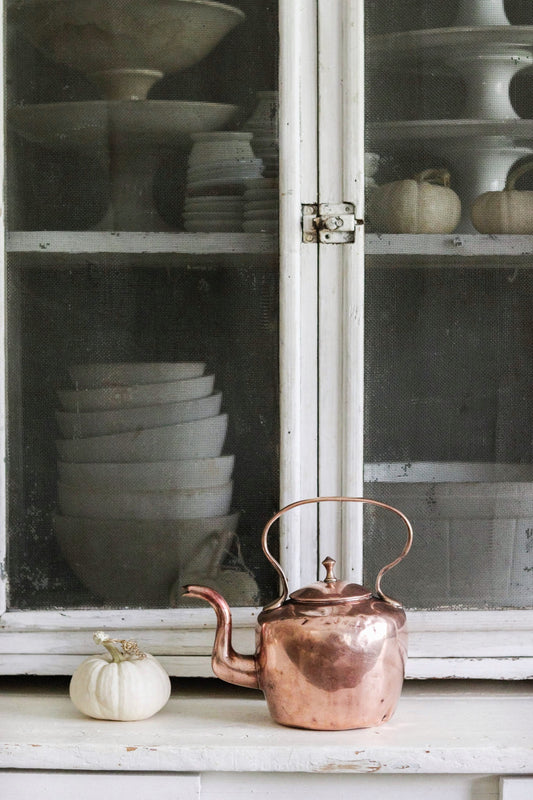 Antique English Copper Kettle