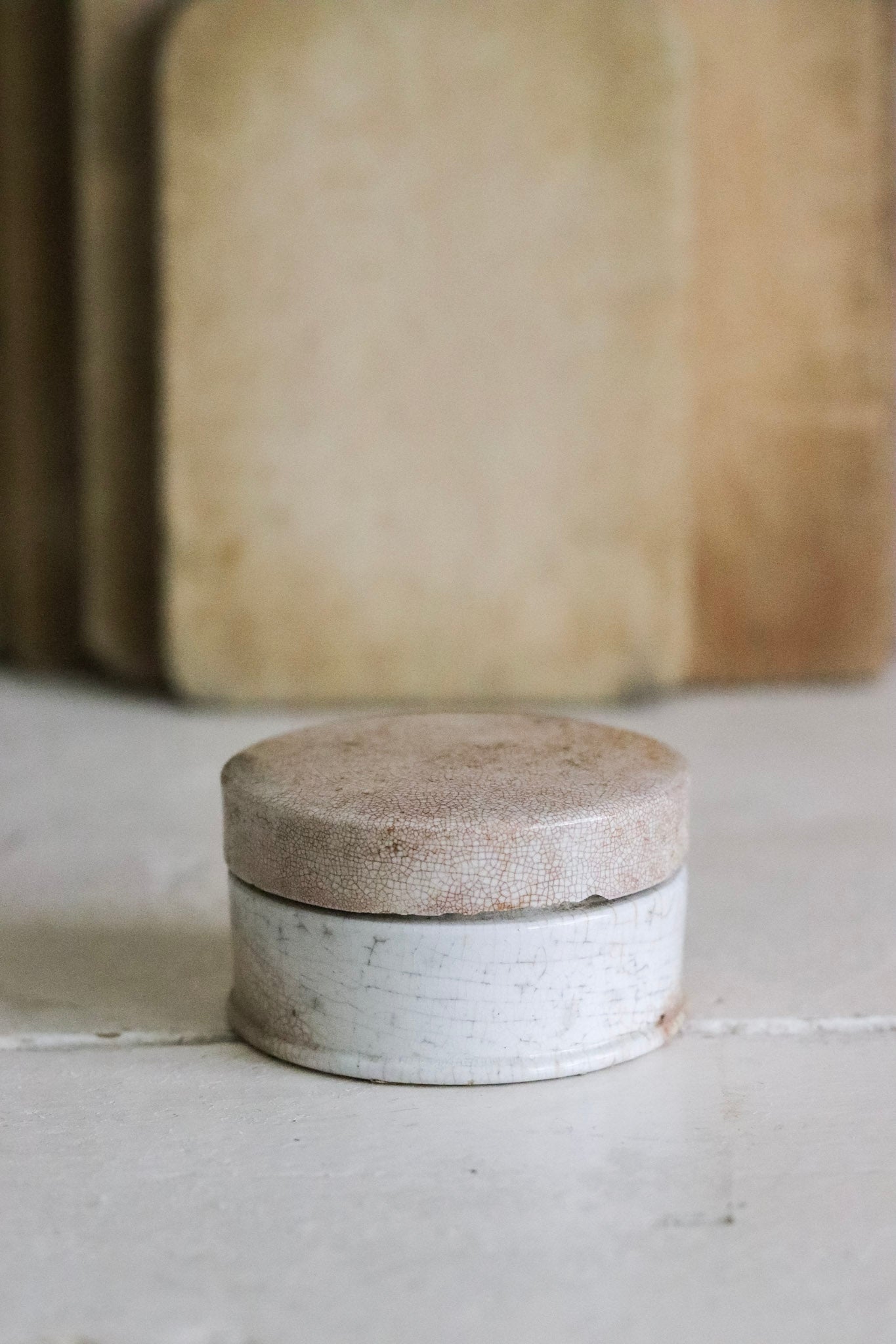 Antique English Lidded Pot