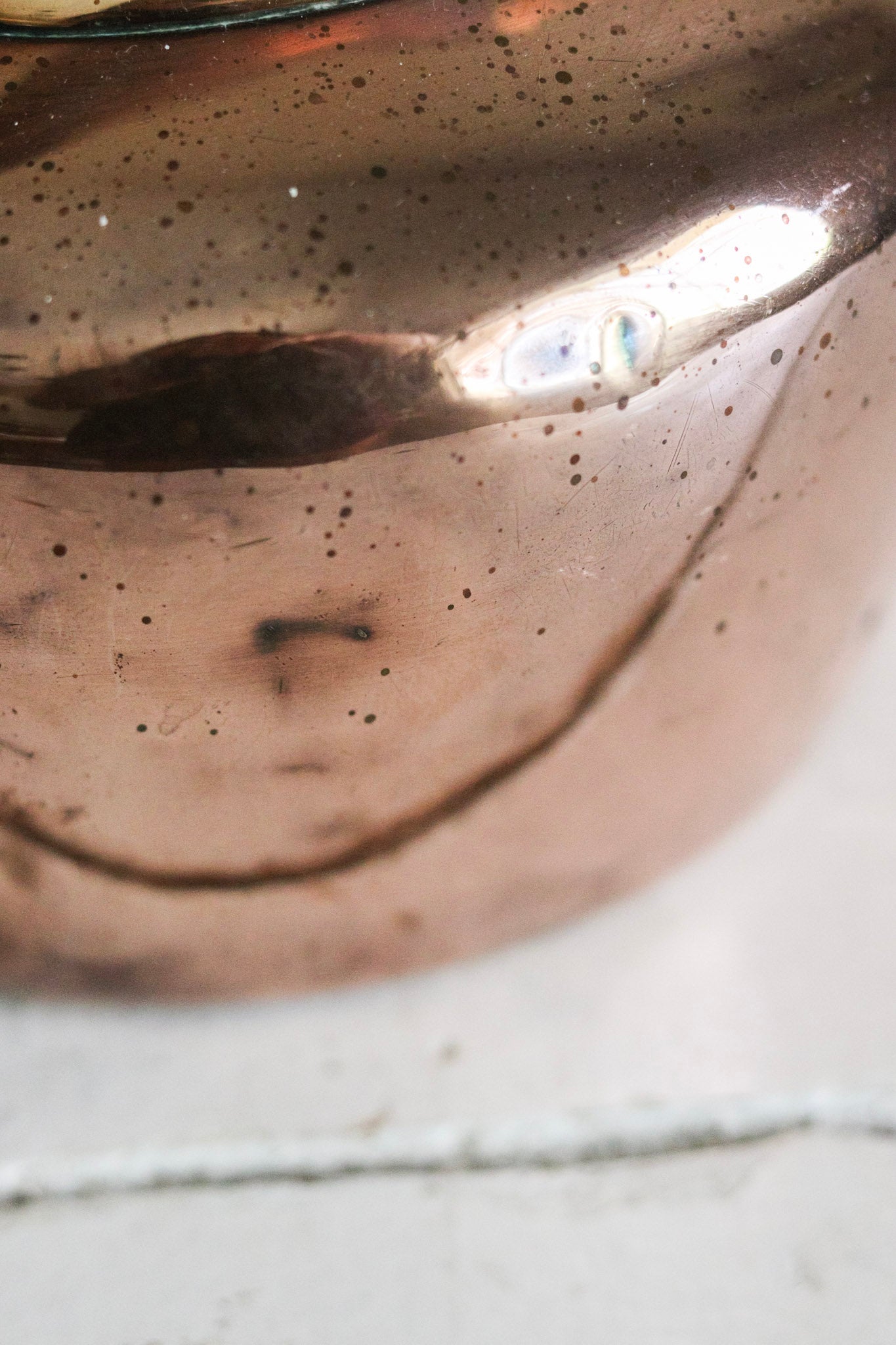 Petite Antique English Copper Kettle