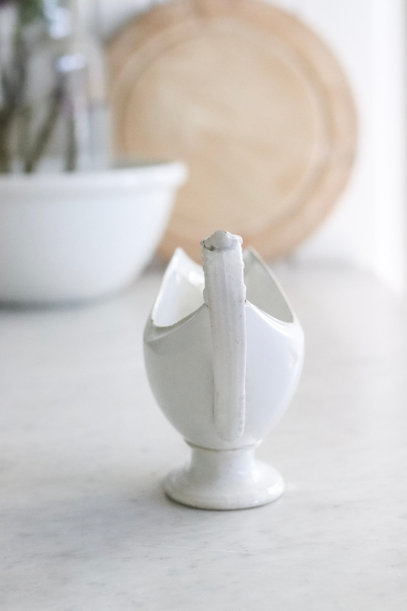 Antique French Ironstone Sauciér