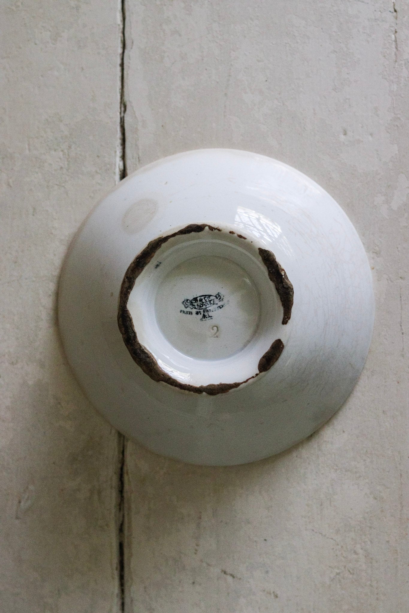 Antique French Bowl with Pestle