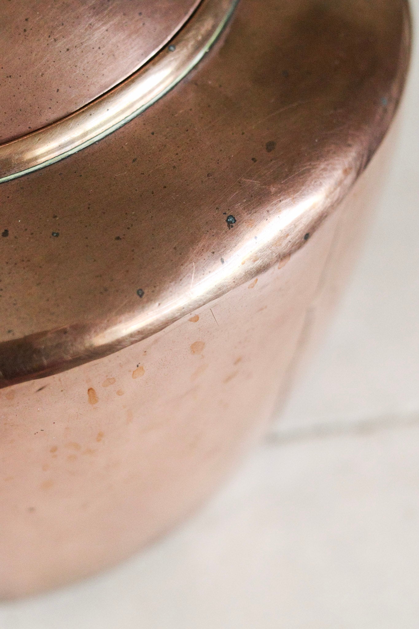 Large Antique English Copper Kettle