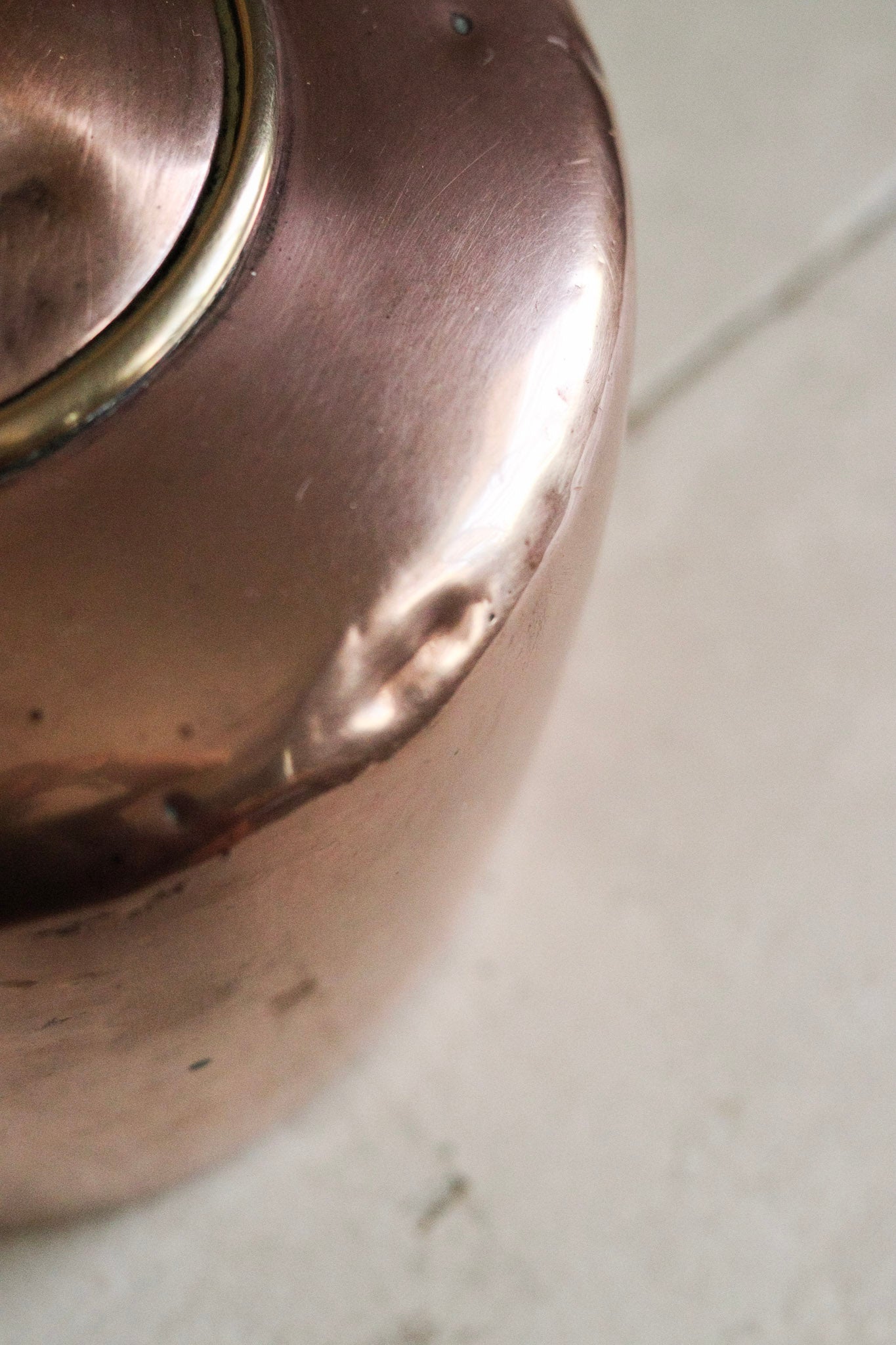 Large Antique English Copper Kettle