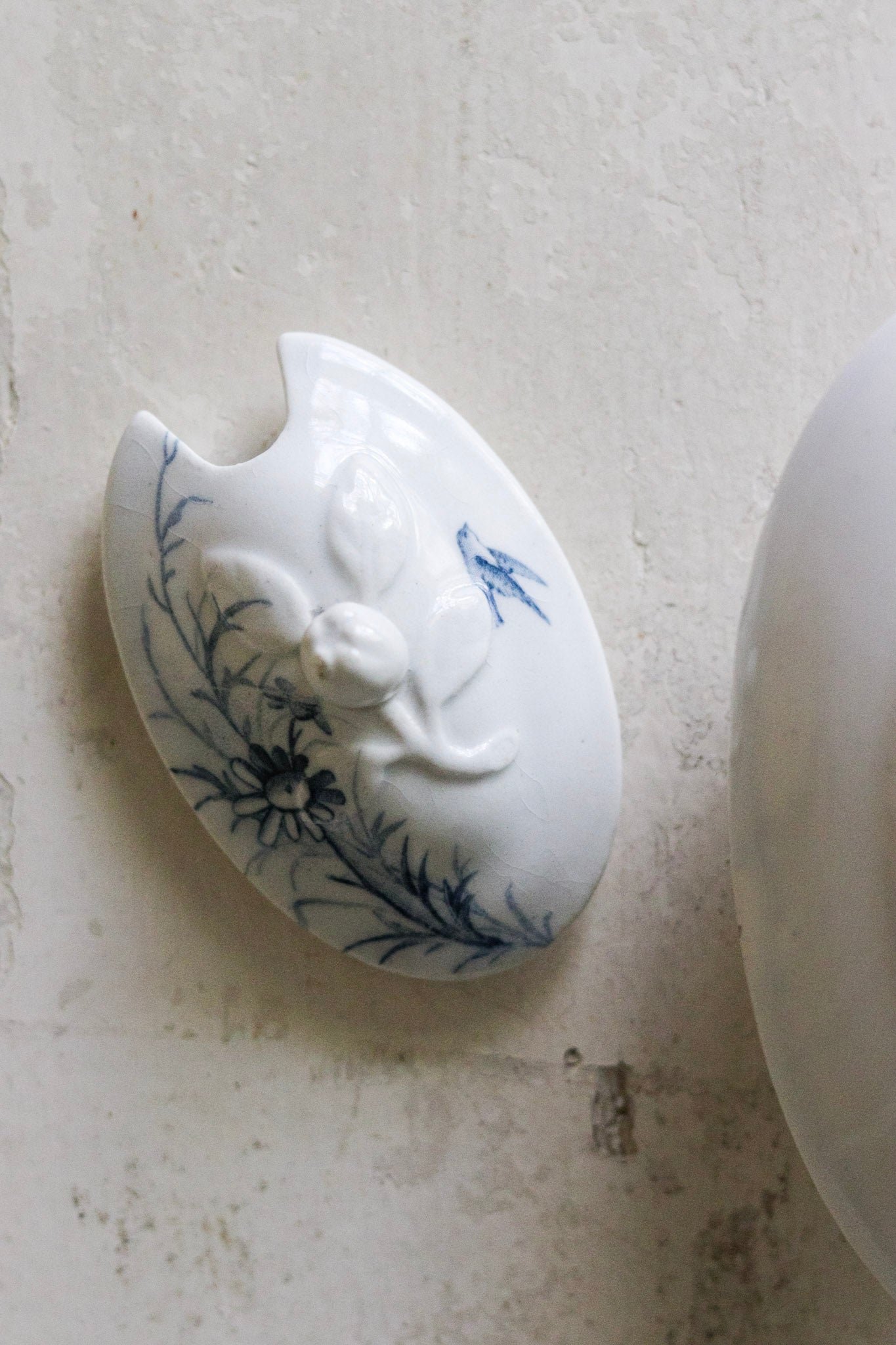 Antique French Dînette Set Transferware Saucier No. 1