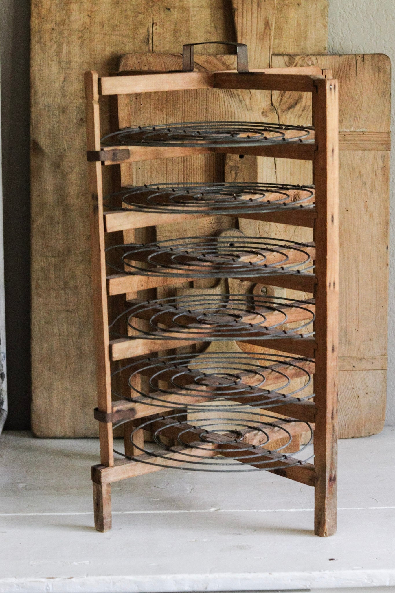 Antique French Tart Rack