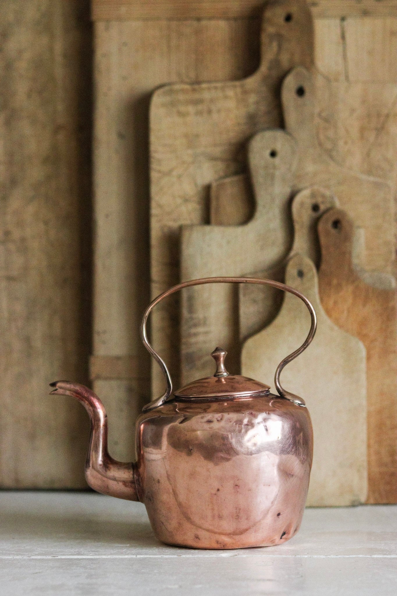 Antique English Copper Kettle