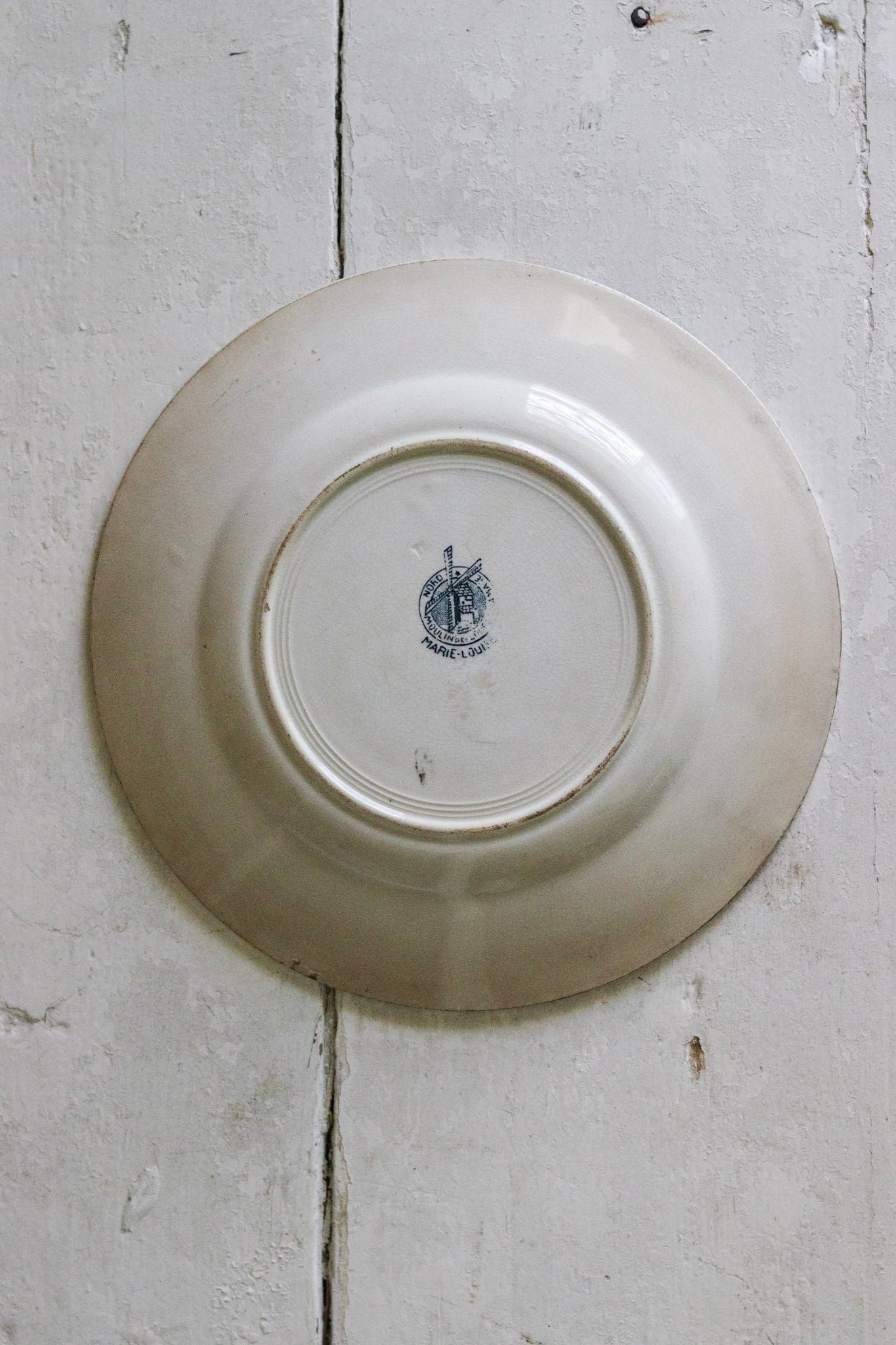 Antique French Transferware Plate - Marie Louise