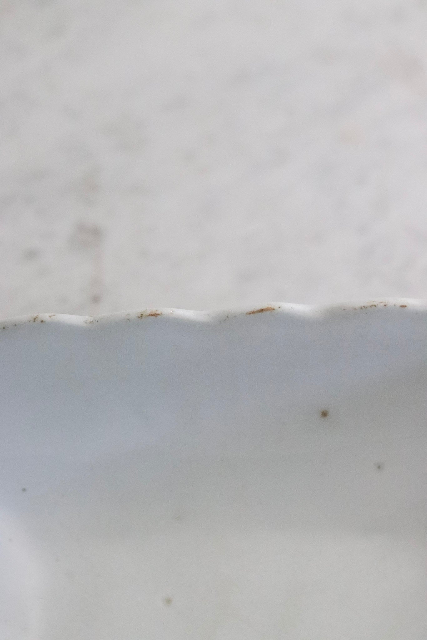Antique Ironstone Ladyfinger Bowl